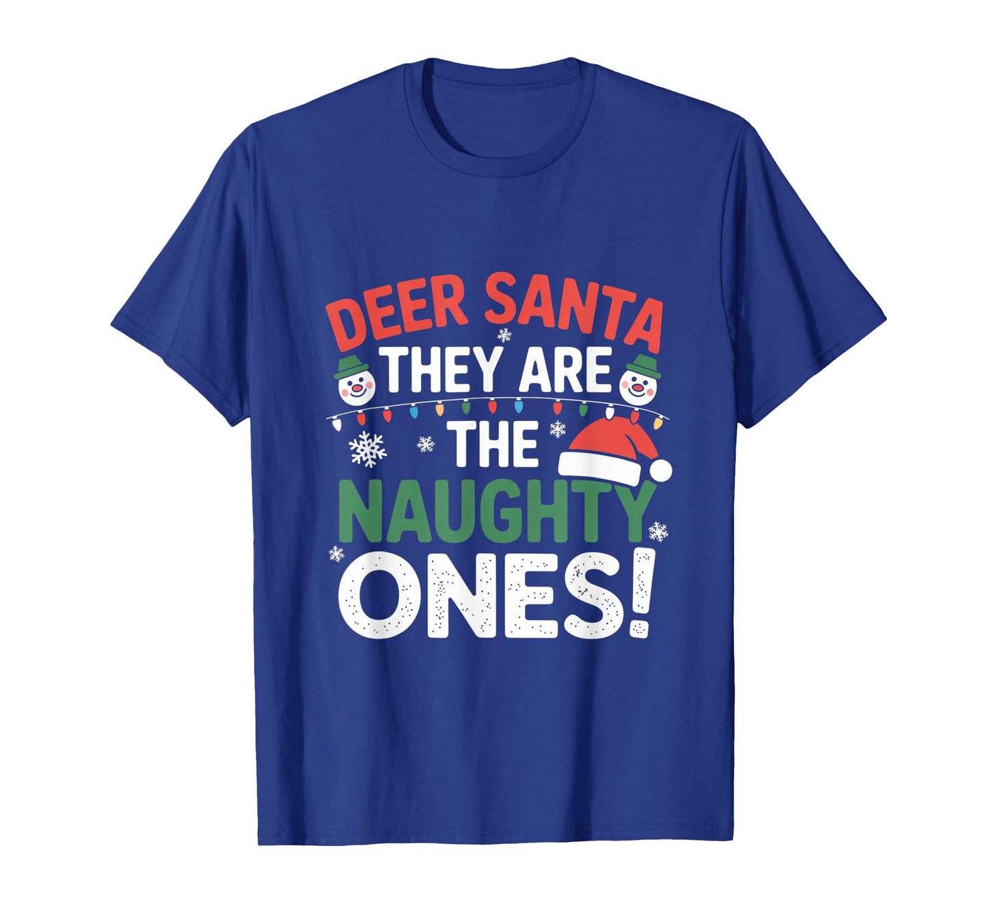 Dear Santa They are The Naughty Ones Humorous Christmas T-Shirt