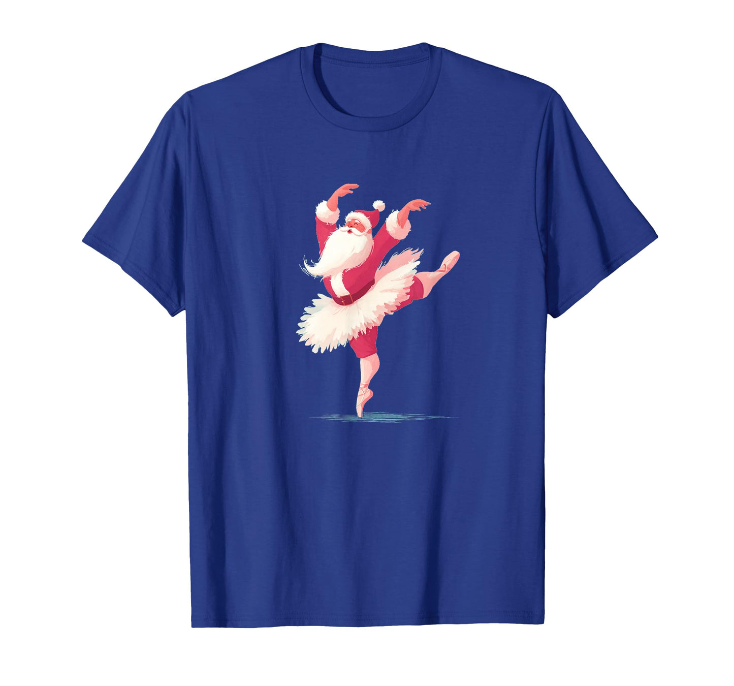 Pretty Santa Look in Pink Tutu for Ballerina Lovers T-Shirt