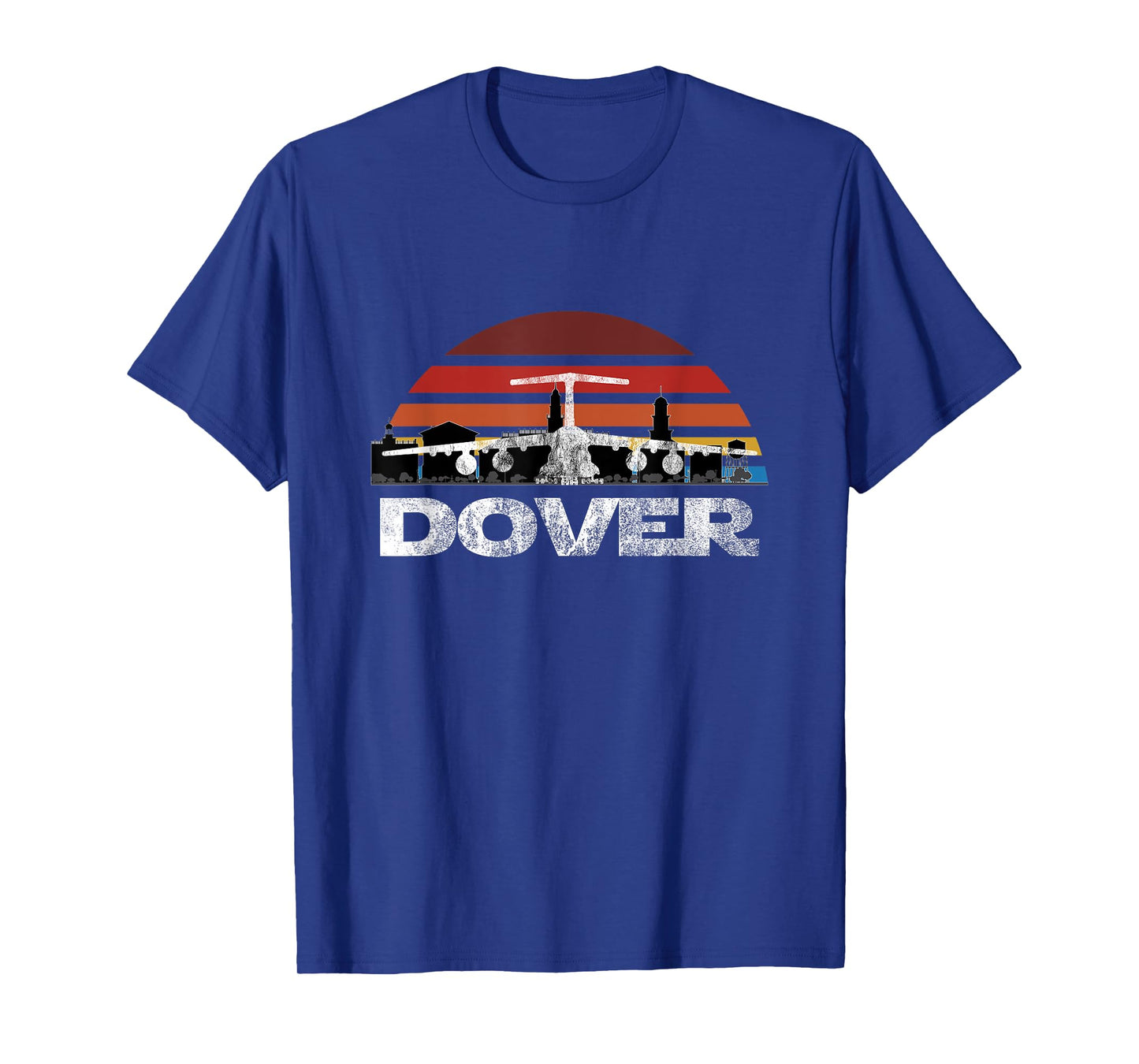 C-5 Galaxy Vintage Sunset Airlift Cargo Airplane T-Shirt