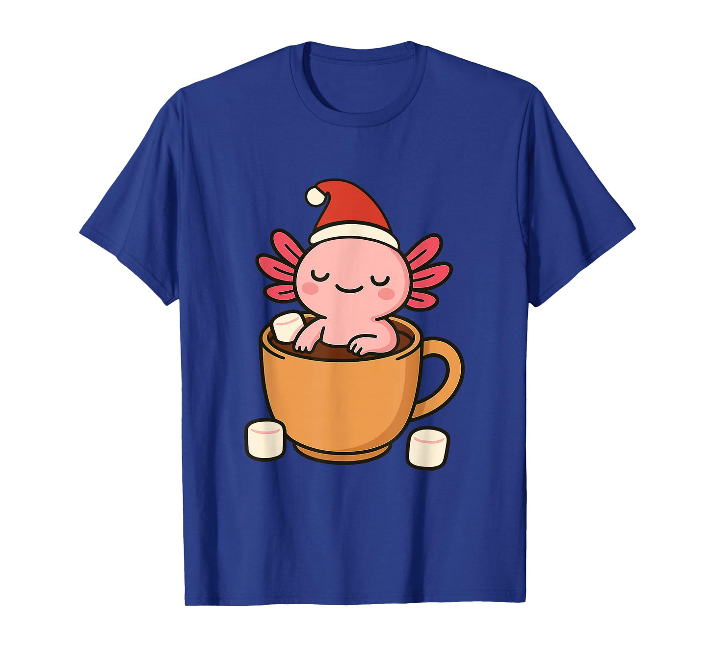 Cozy Christmas Axolotl Mug Holiday T-Shirt