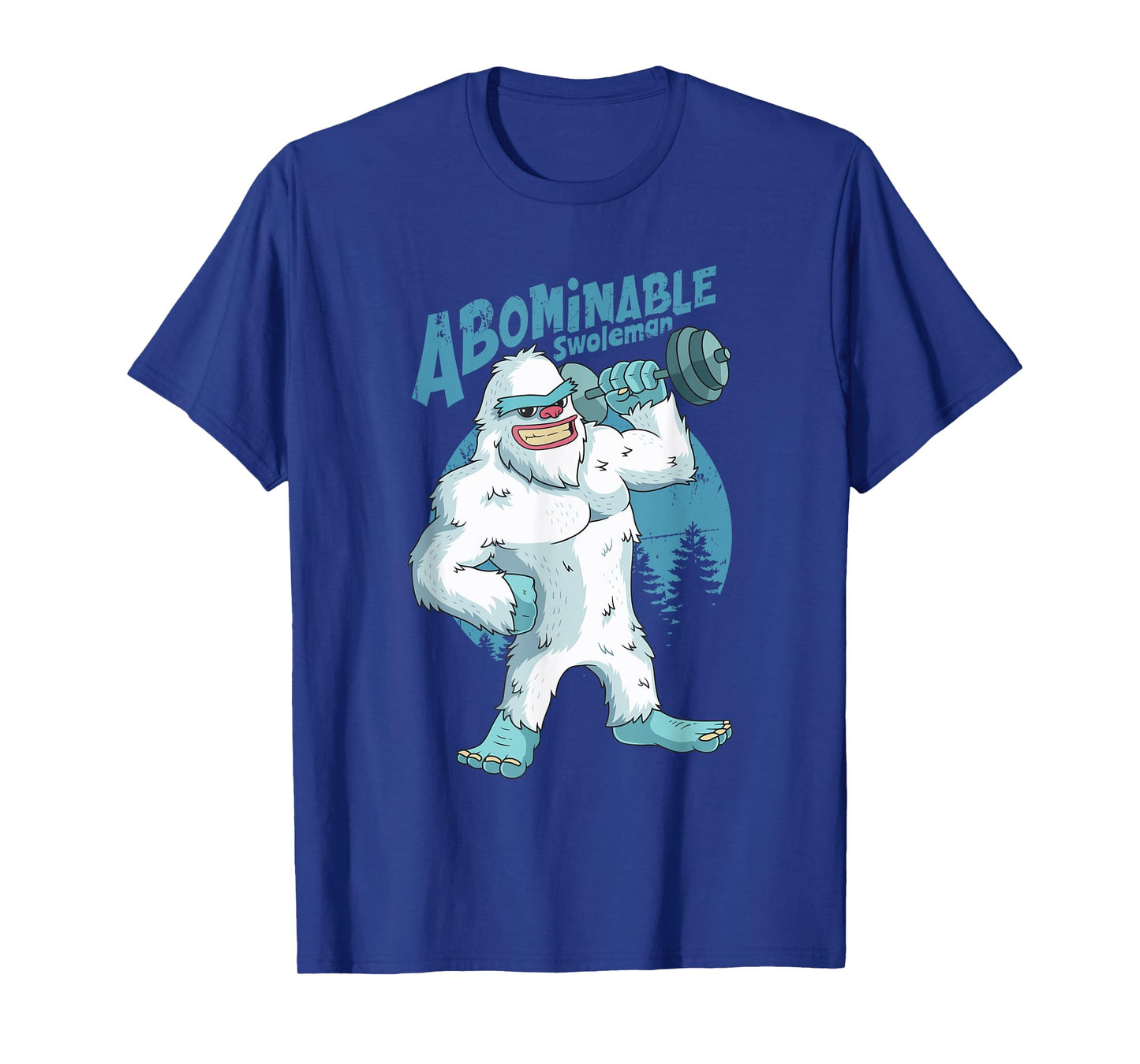 Yeti Abominable Swoleman Weightlifting Gym Fitness Training T-Shirt