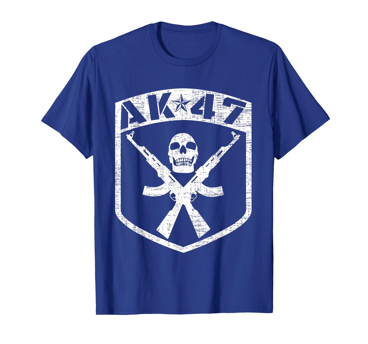 Kalashnikov Skull AK-47 Assualt Rifle Gun T-Shirt