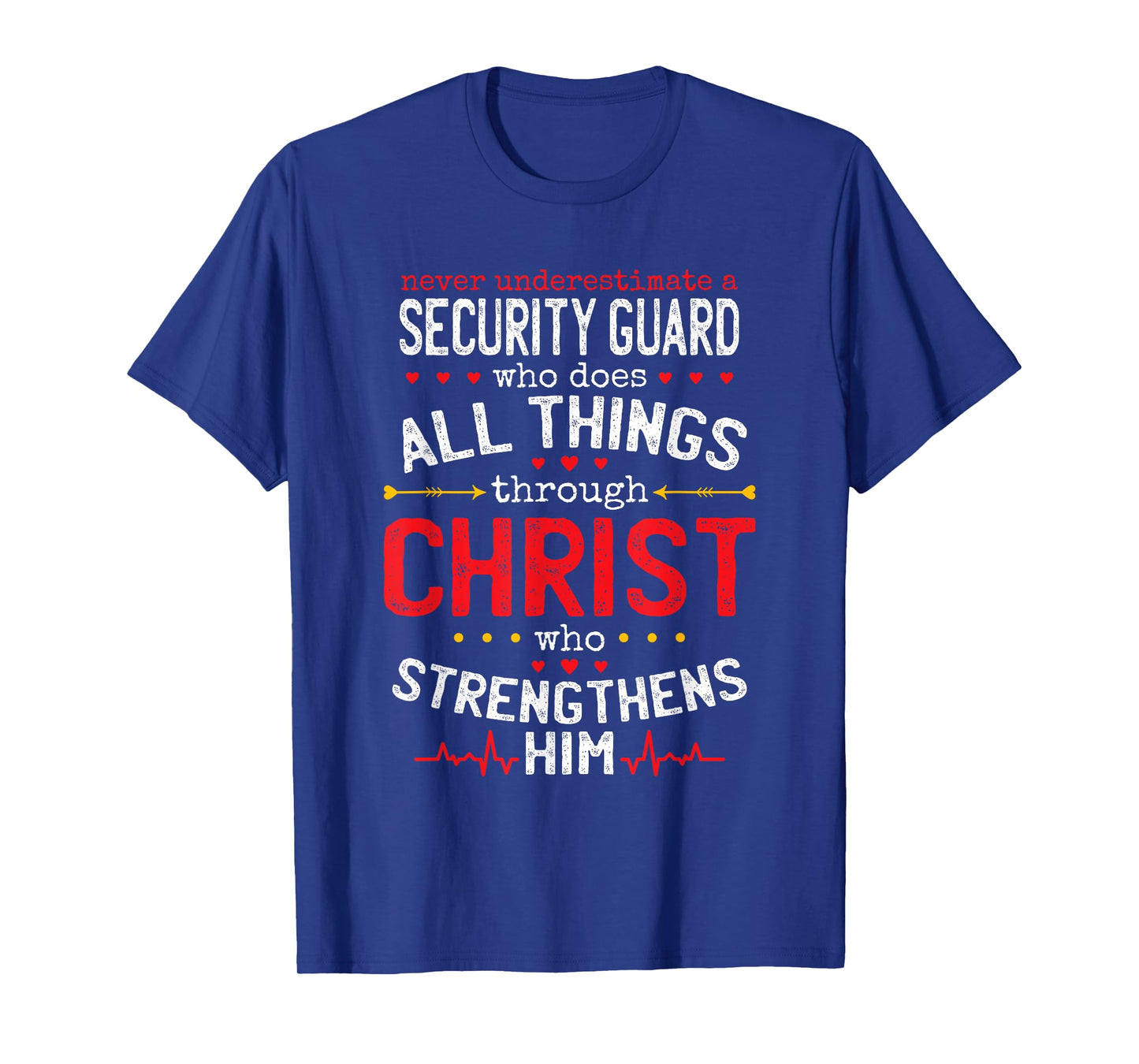 Christian Security Guard And Christianity Security Officer T-Shirt