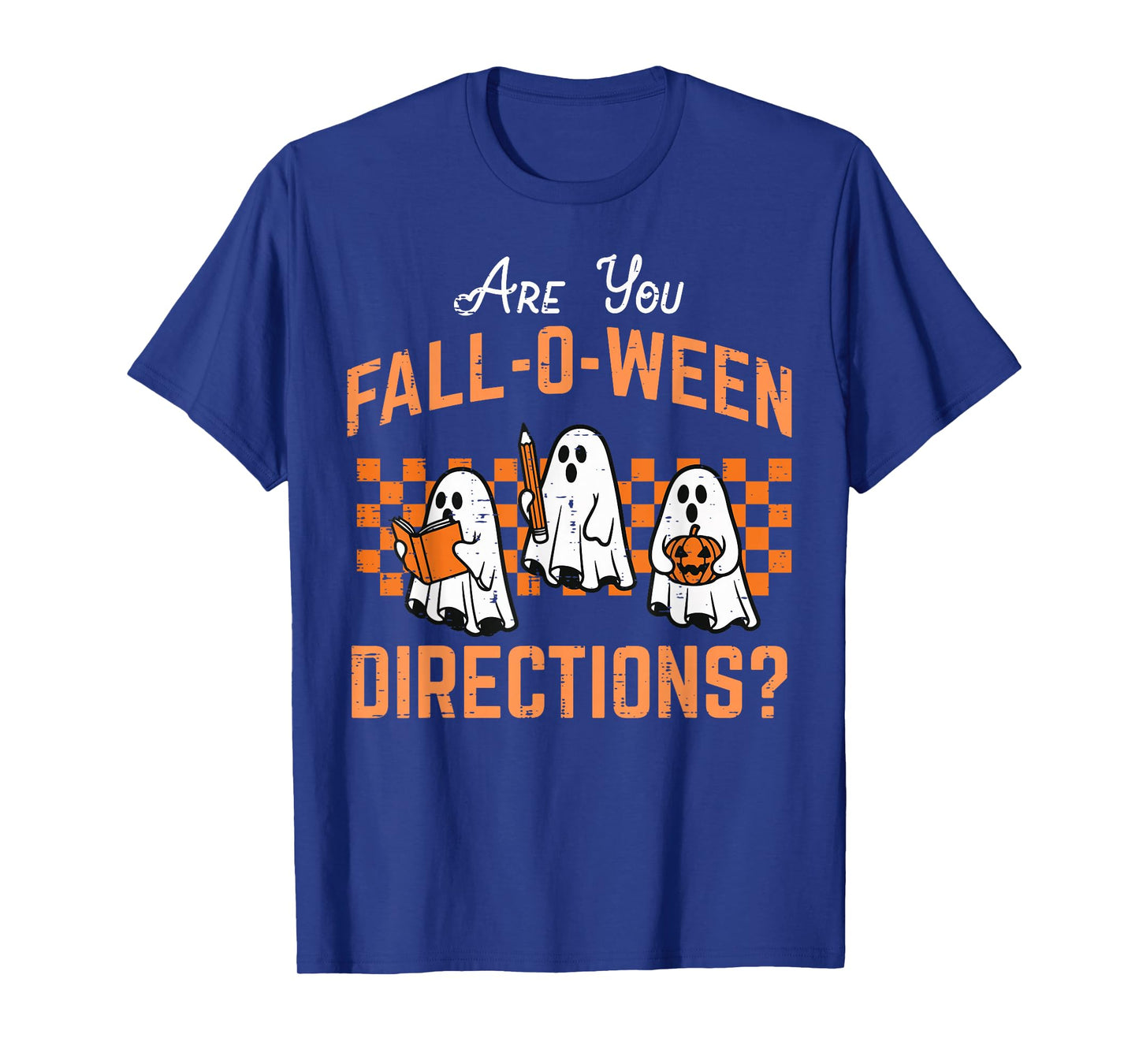 are You Falloween Directions Funny Halloween Teacher Teach T-Shirt