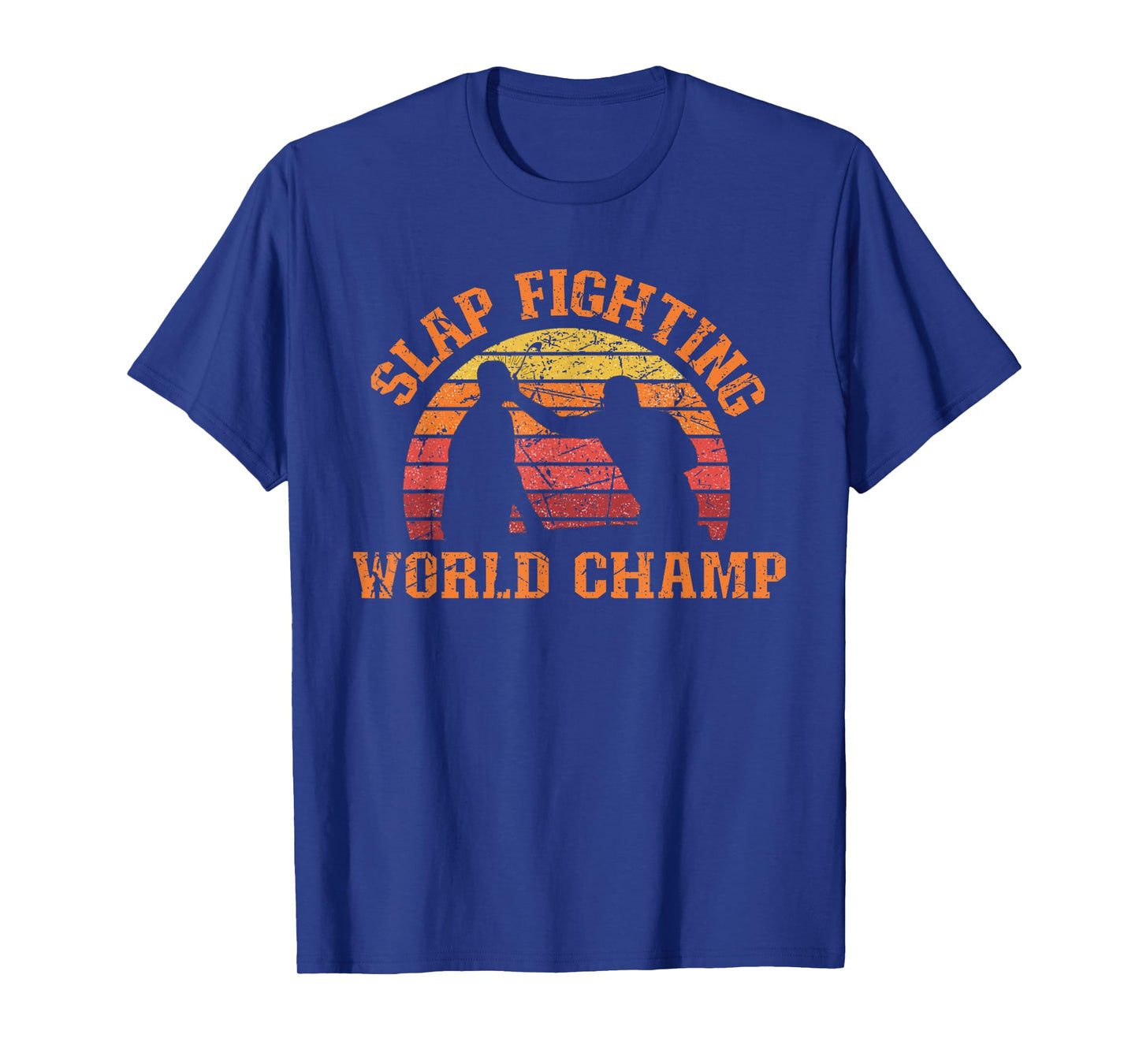 Retro Vintage Silhouette Slap Fighting T-Shirt