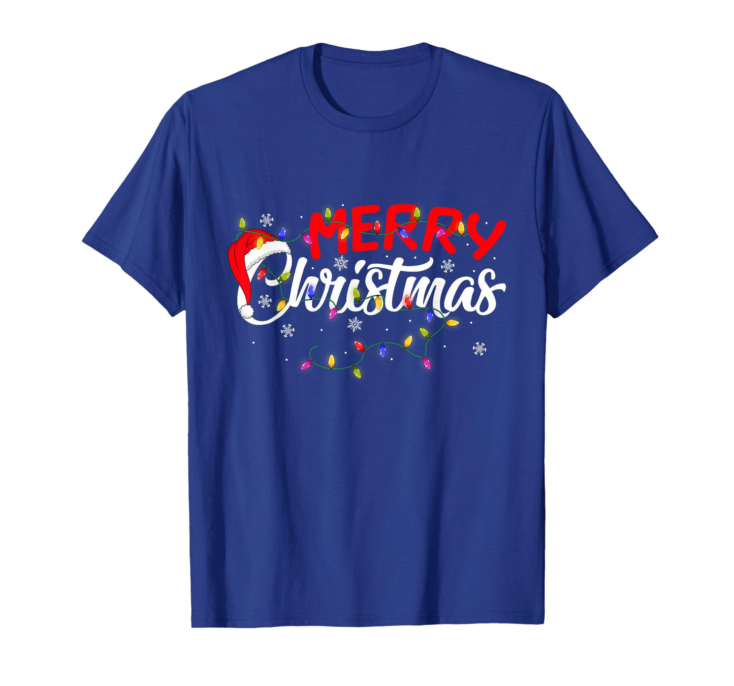 Merry Christmas Lights Xmas Family Funny Christmas Squad T-Shirt