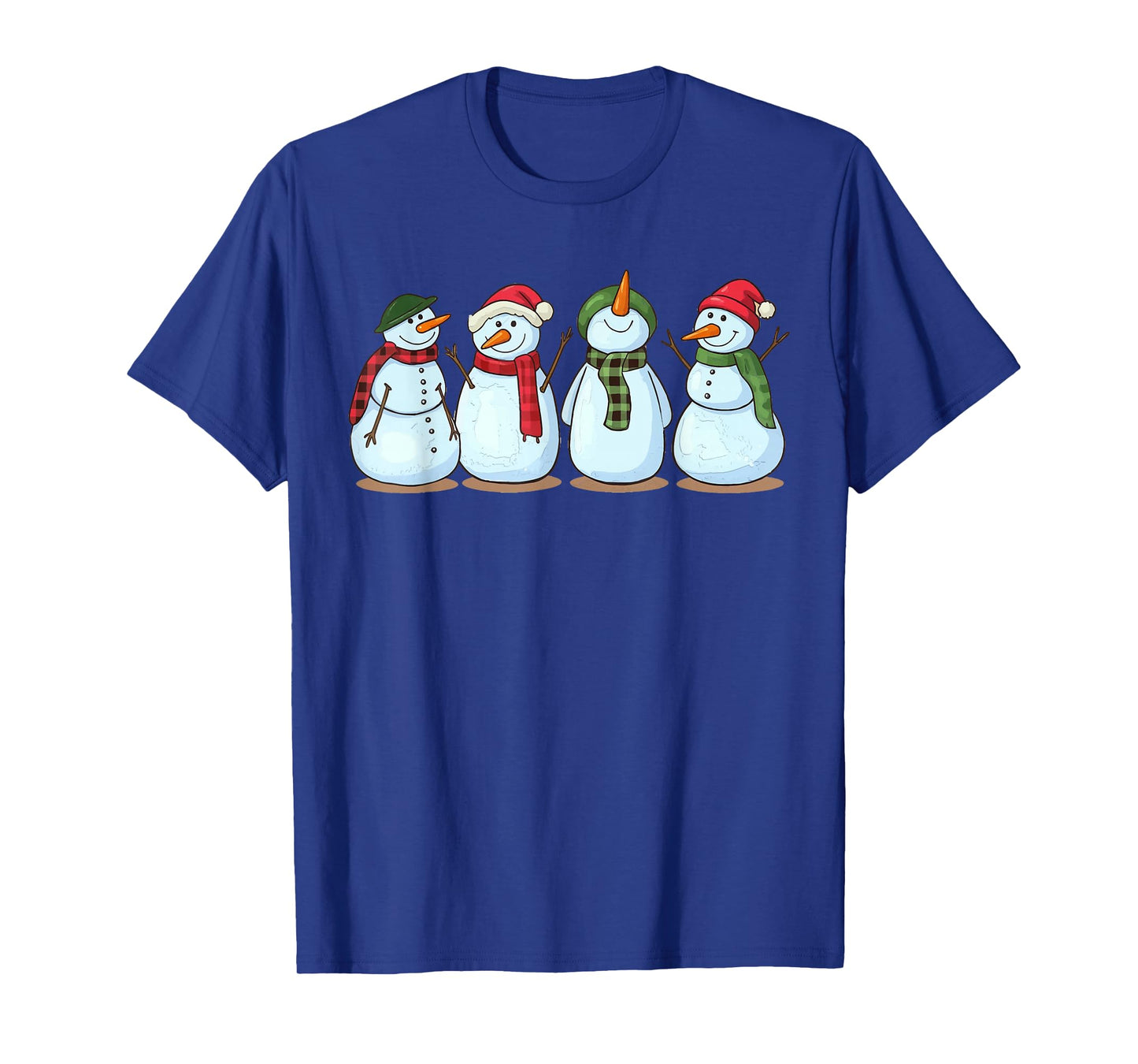 Cute Christmas Snowman Cool Snowman Men Women Kids Xmas T-Shirt