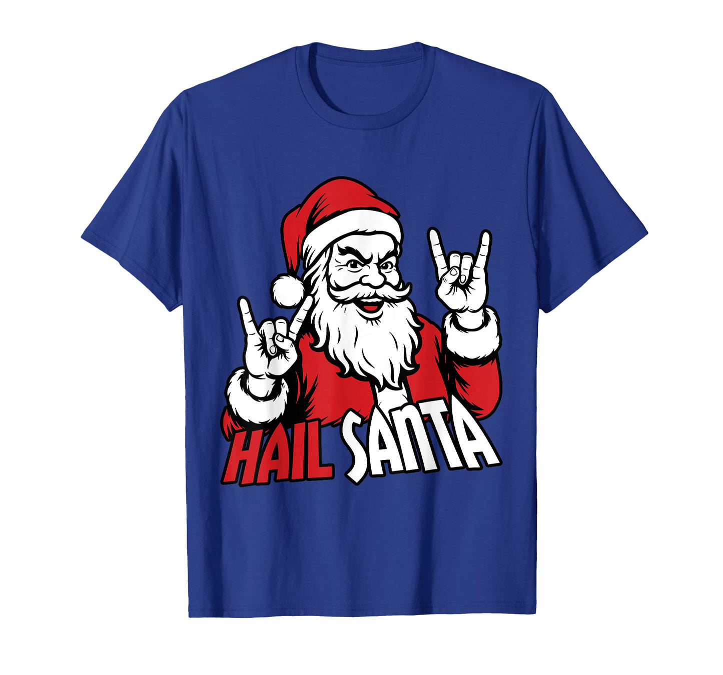 Hail Santa Funny Santa Solstice Gothic Hate Christmas T-Shirt