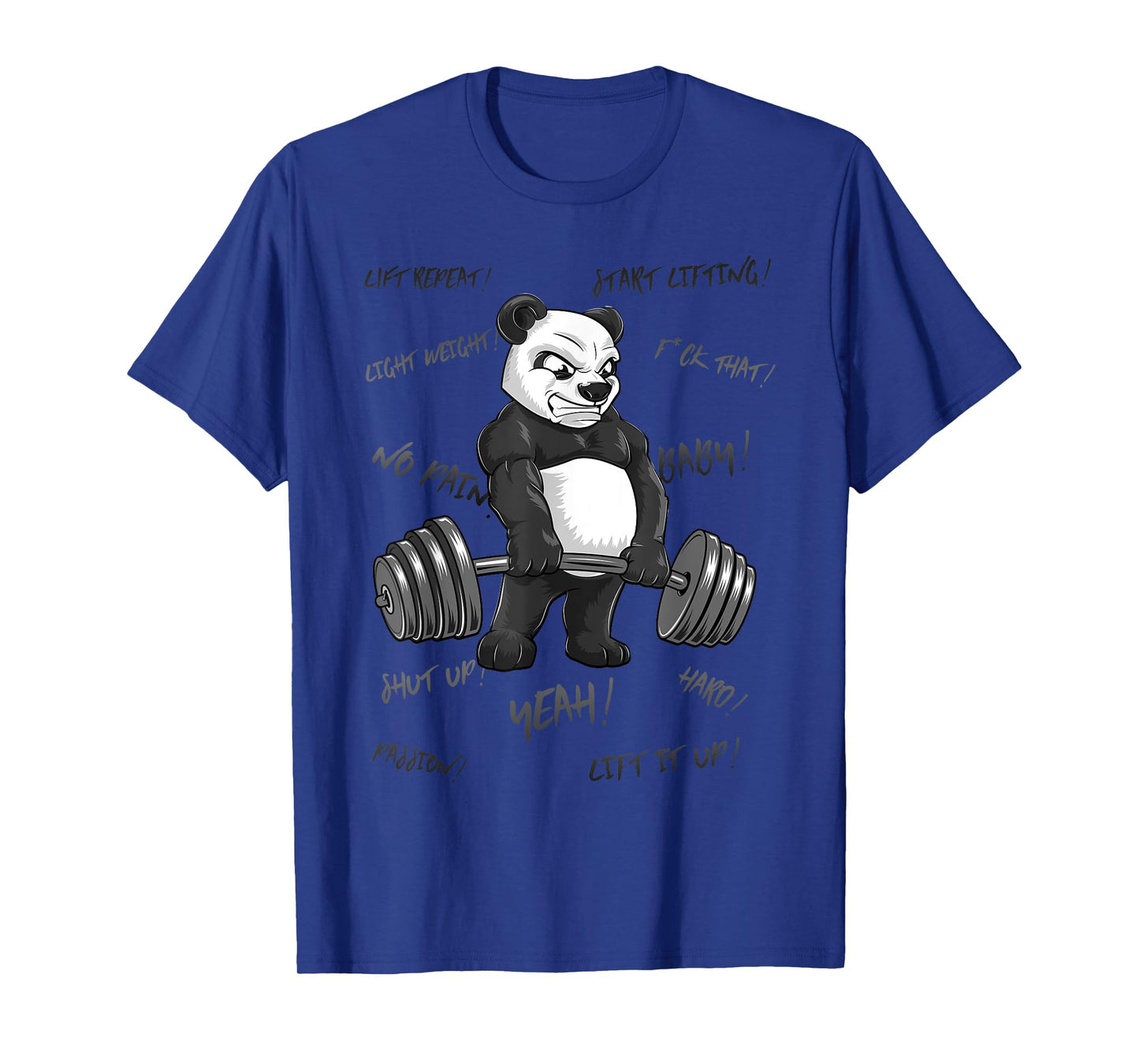 Strong Panda Deadlift SHIRT Man Bodybuilder Bear Powerlifter T-Shirt