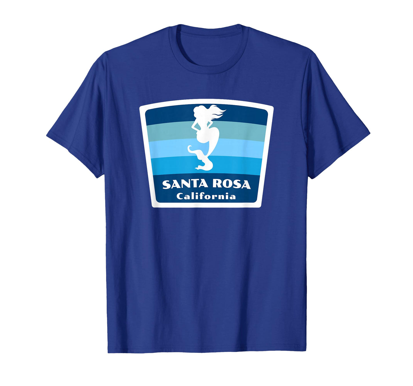 Santa Rosa California CA Swimming Mermaid Vacation Souvenir T-Shirt