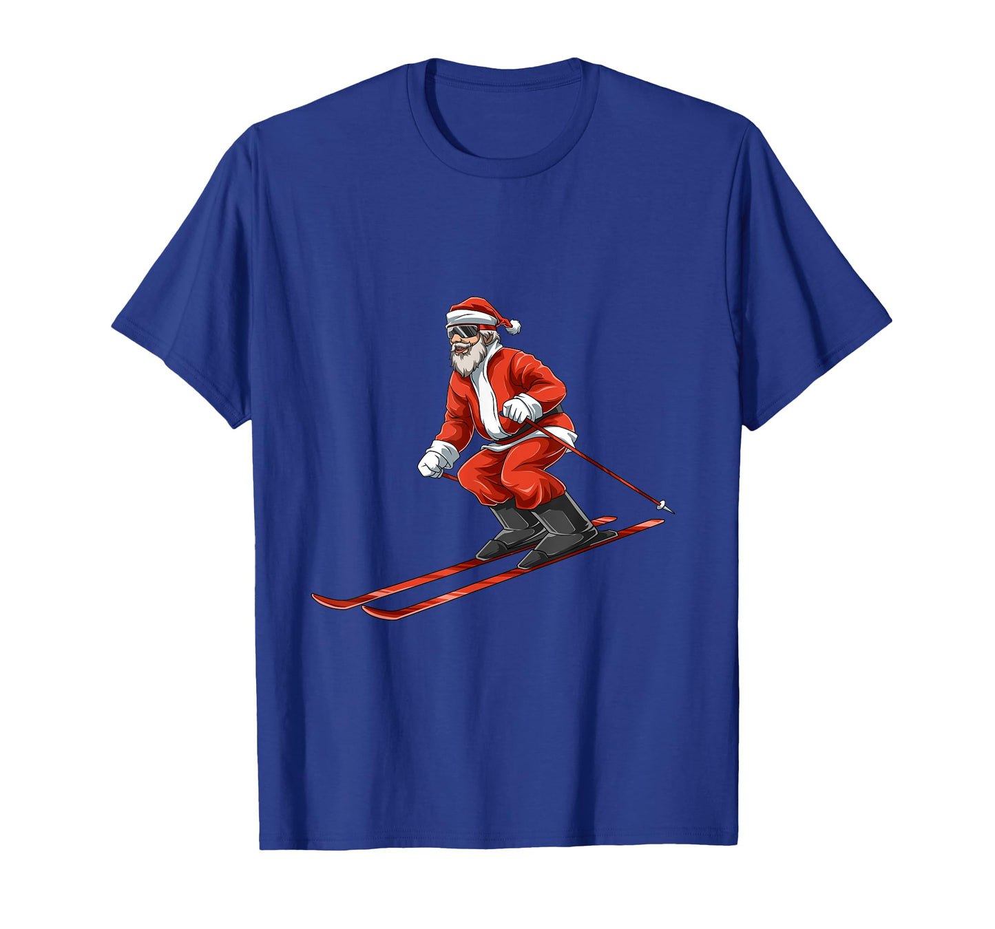 Santa Claus Retro Ski T-Shirt