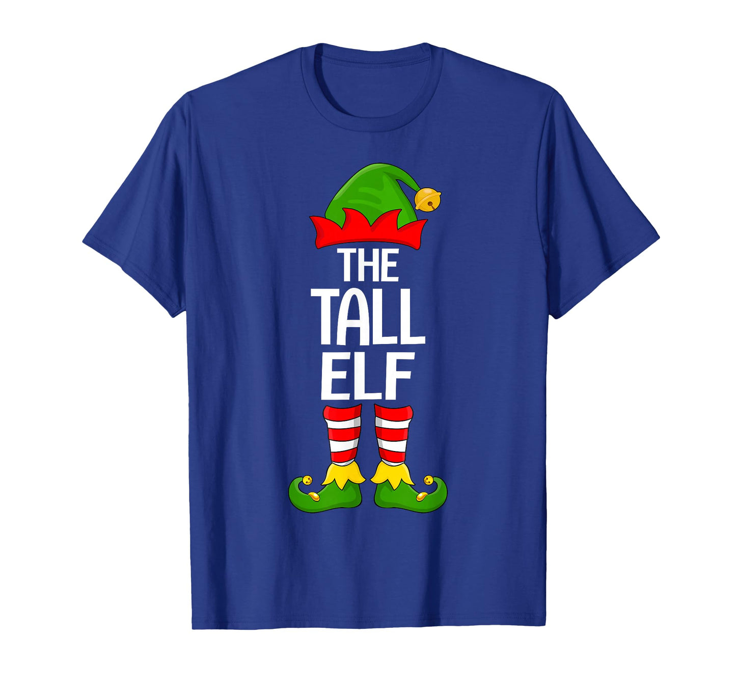 Tall Elf Xmas Matching Family Elf Squad Christmas T-Shirt