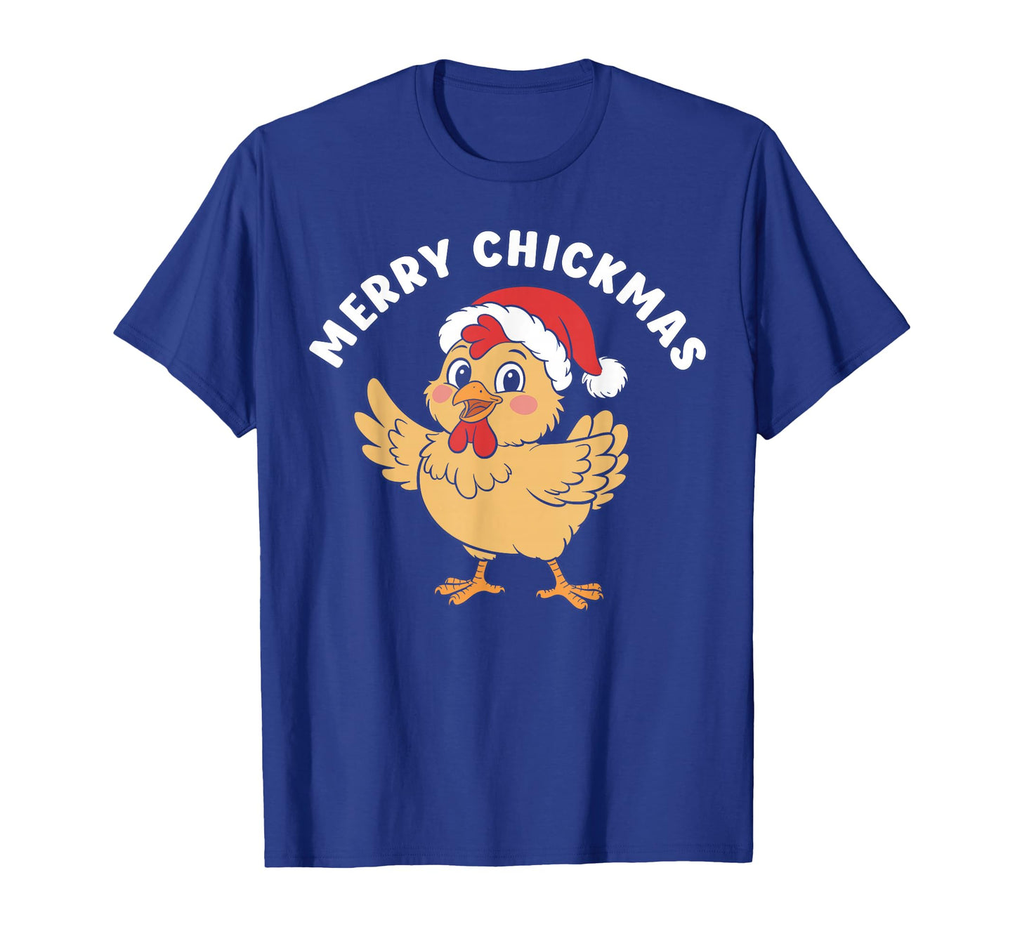 Merry Chickmas, Christmas Chicken Pun T-Shirt