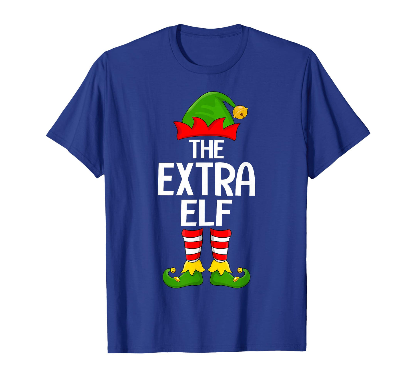 Extra Elf Xmas Matching Family Elf Squad Christmas T-Shirt
