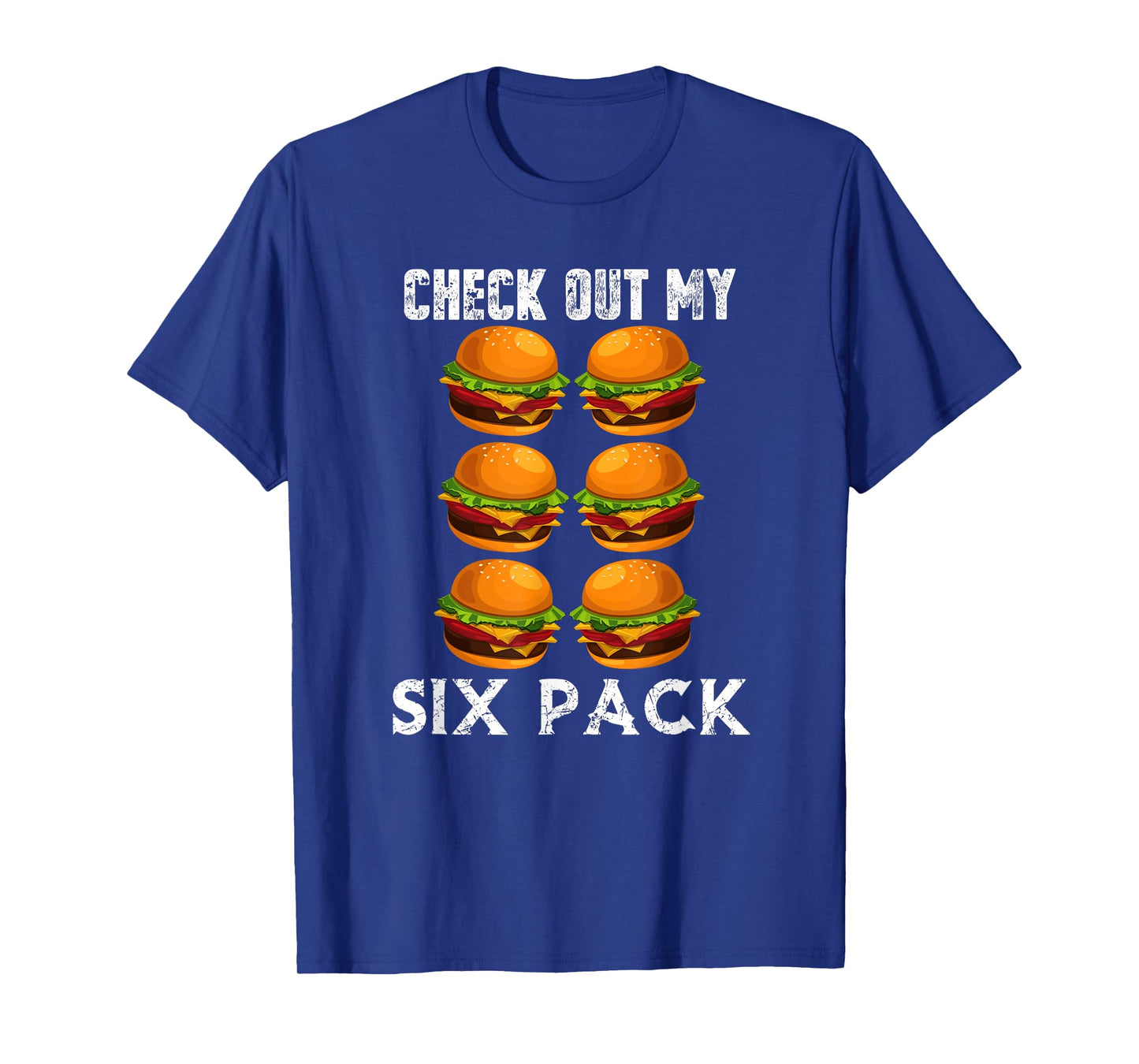 Check out my six pack burger shirt gym T-Shirt