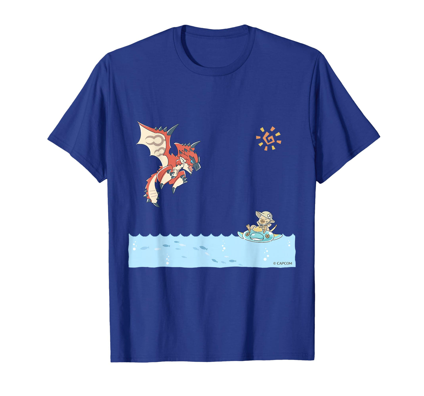 Monster Hunter Rathalos & Swimming Felyne T-Shirt