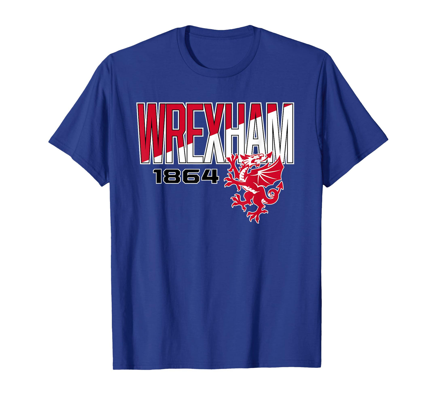 Wrexham Wales Split Font T-Shirt