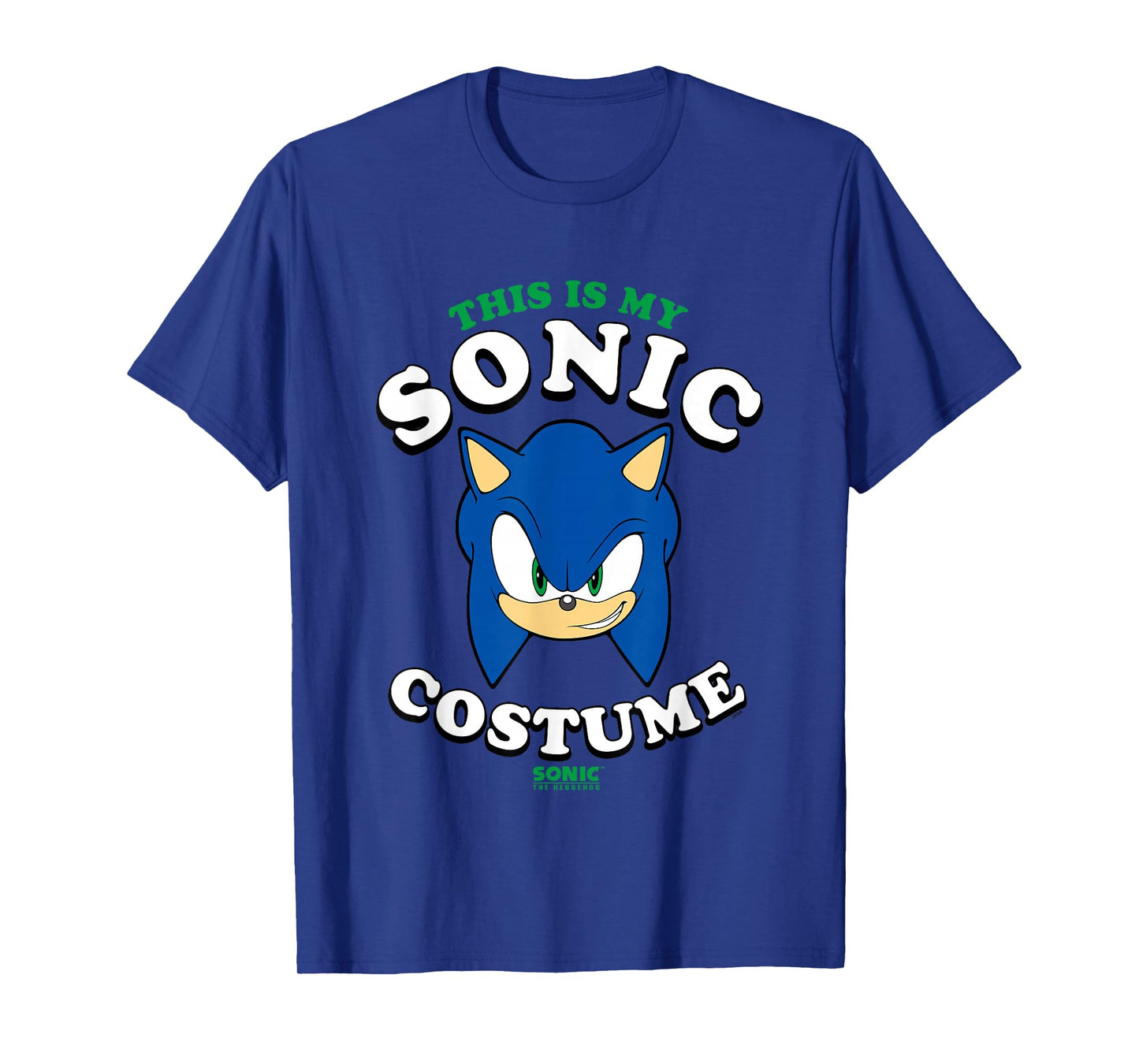 Sonic The Hedgehog Halloween This Is My Sonic Costume T-Shirt