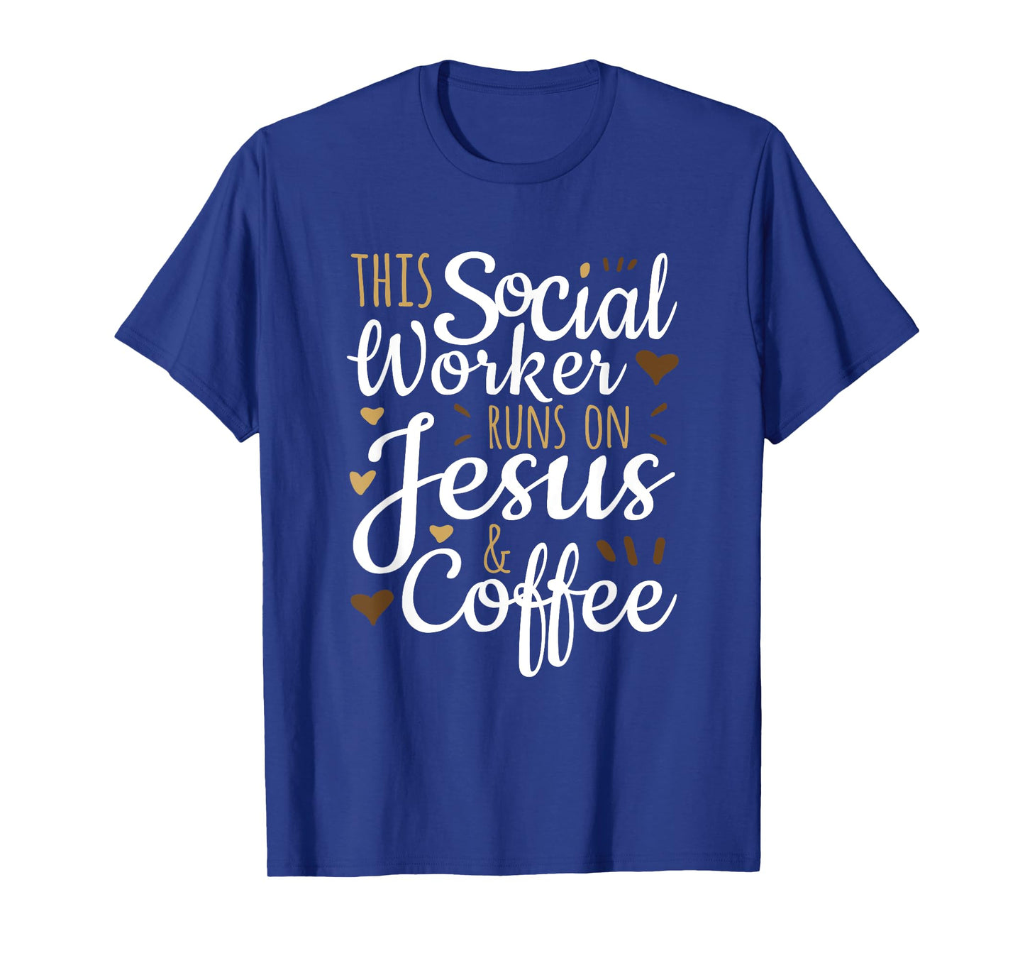 This Social Worker Runs on Jesus & Coffee, Social Worker T-Shirt