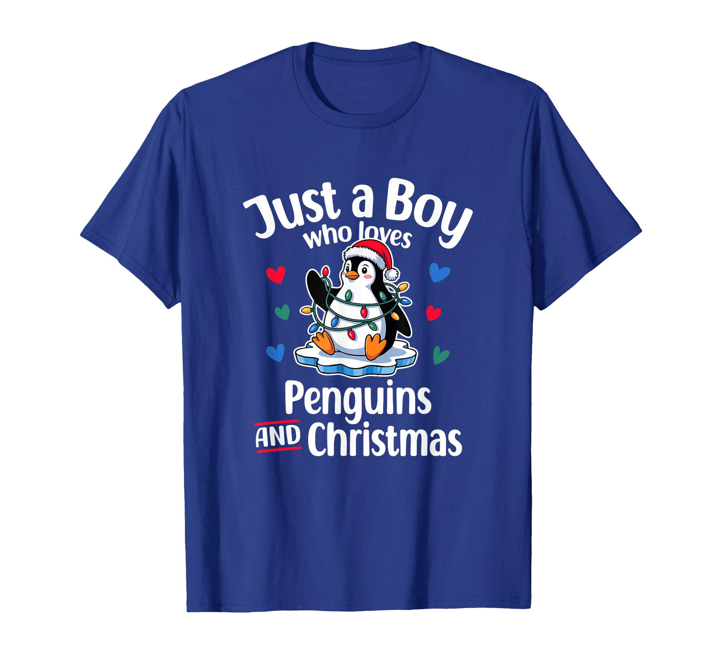 Just a Boy Who Loves Penguins & Hot Cocoa T-Shirt