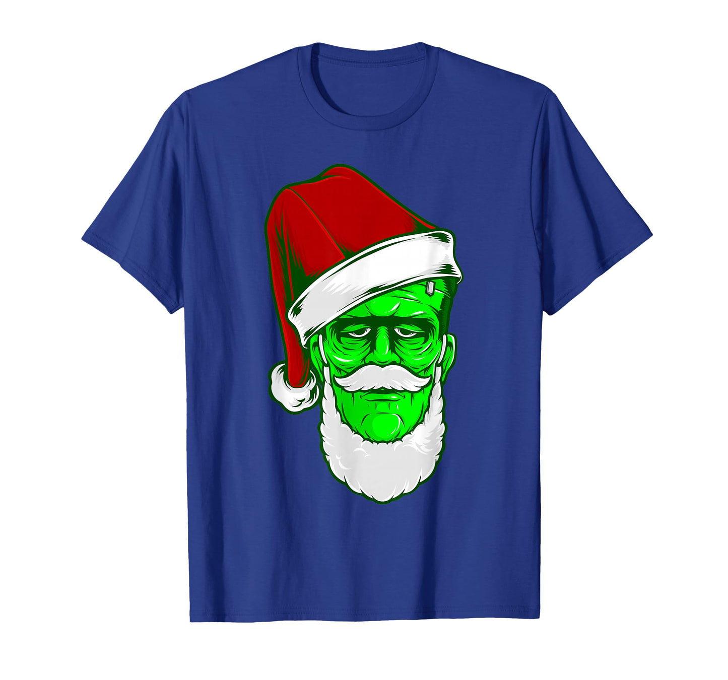 Ugly Christmas Santa Claus Frankenstein Monster Gothic Xmas T-Shirt