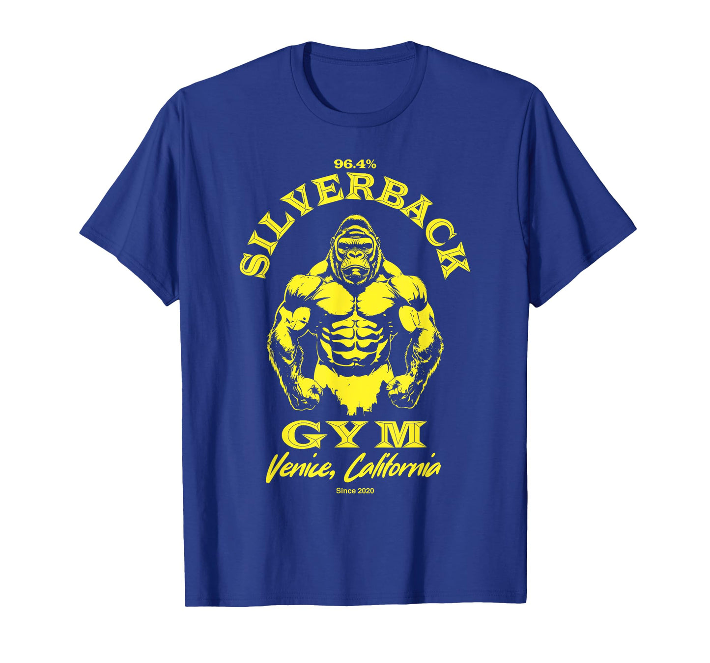 96.4% Silverback Gym apparel, body building, Strongman, ape T-Shirt