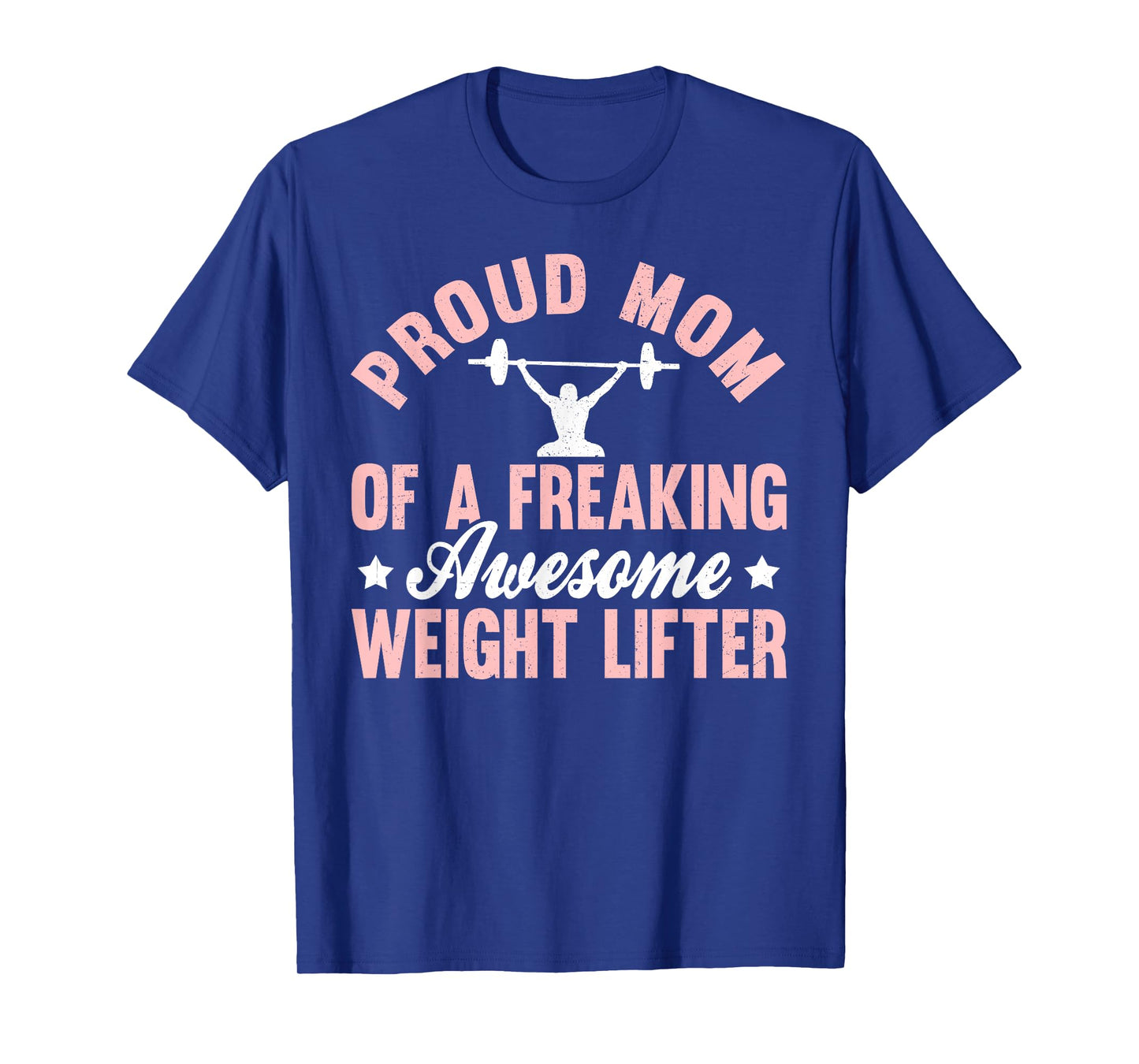 Weight Lifter Lifting Pumping Iron Powerlifting Mom Mother T-Shirt