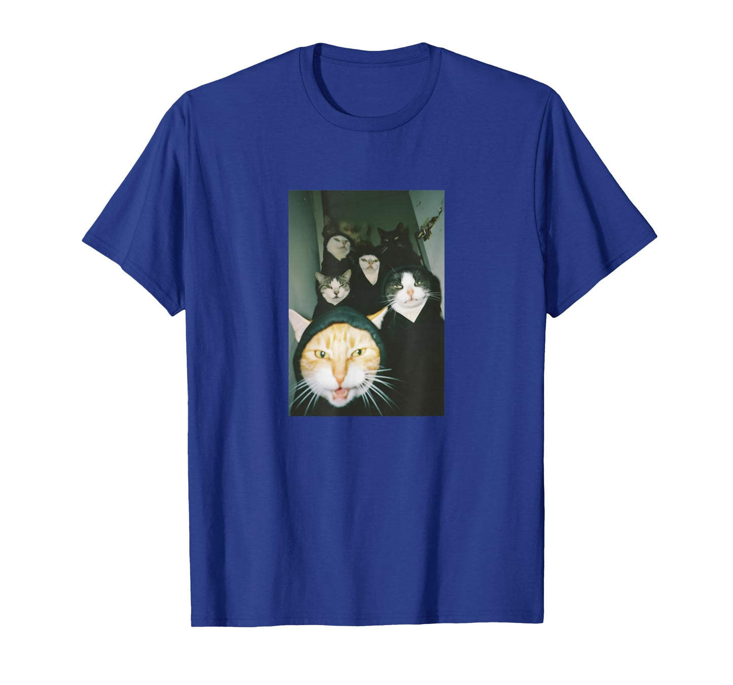 Funny Gangster Cats Thug Look Stare Cat Gang Meme T-Shirt