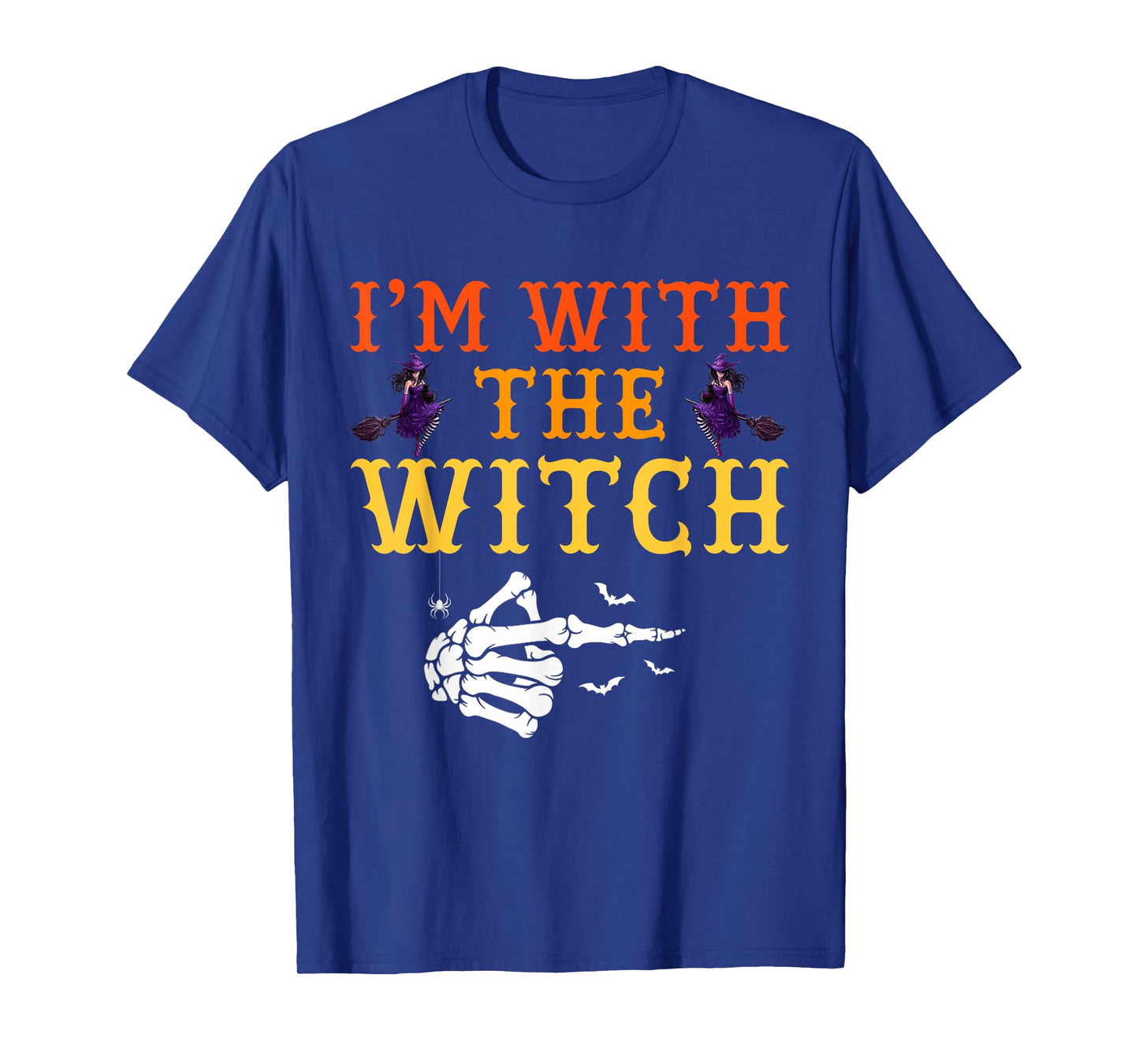 I'm with The Witch Couple Costume Halloween T-Shirt