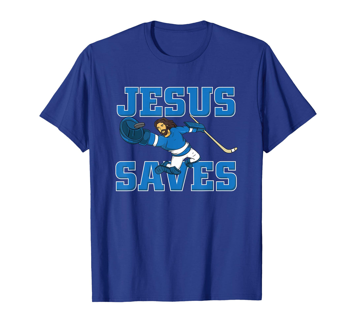 Jesus Saves shirt fun Hockey Goalie Tee Gift T-Shirt