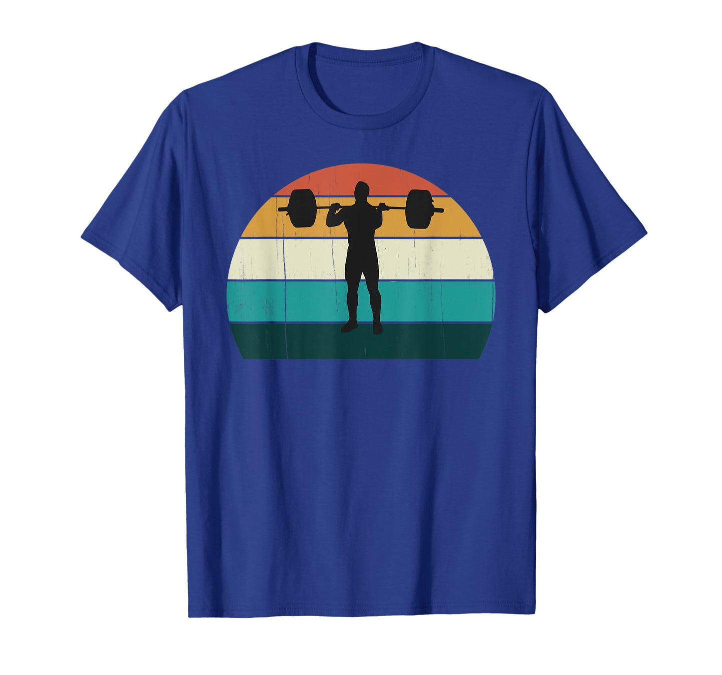 Retro Weightlifter - Vintage Gym Powerlifter / Squat Gift T-Shirt