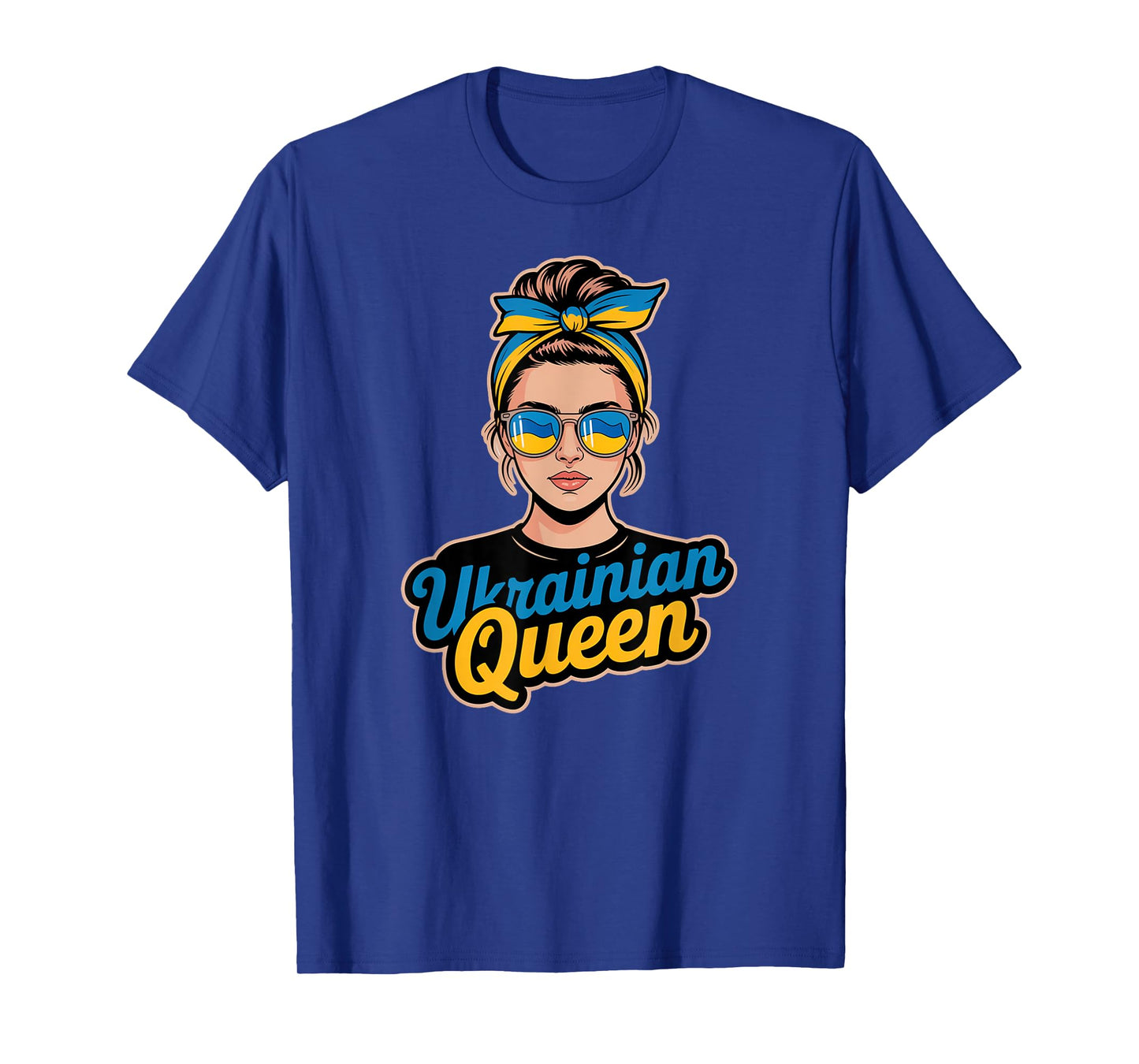 Ukraine Retro Style Woman Graphic Cultural Pride Art T-Shirt