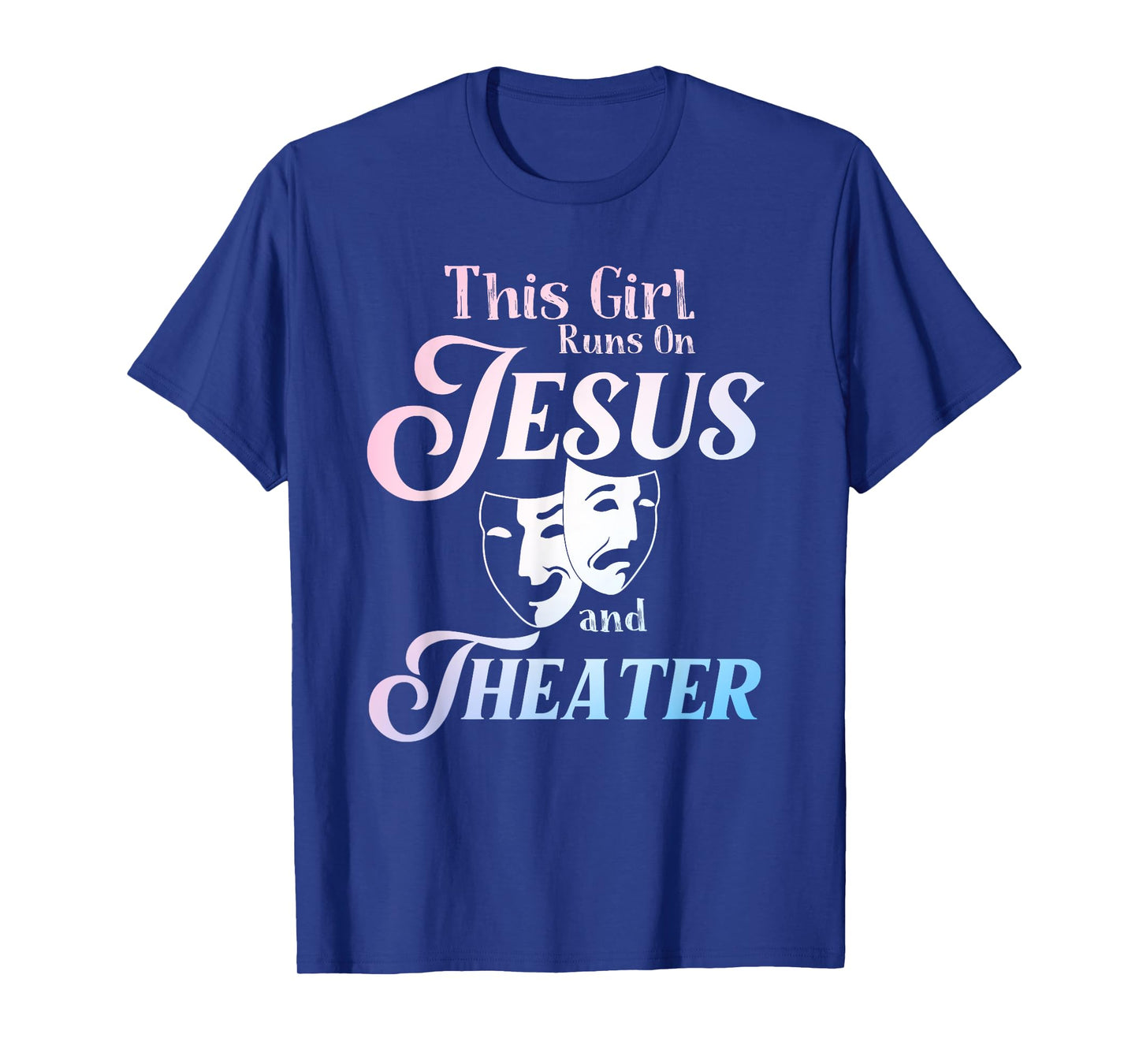 Cute Theatre Art For Teen Girls Women Acting Musical Lover T-Shirt