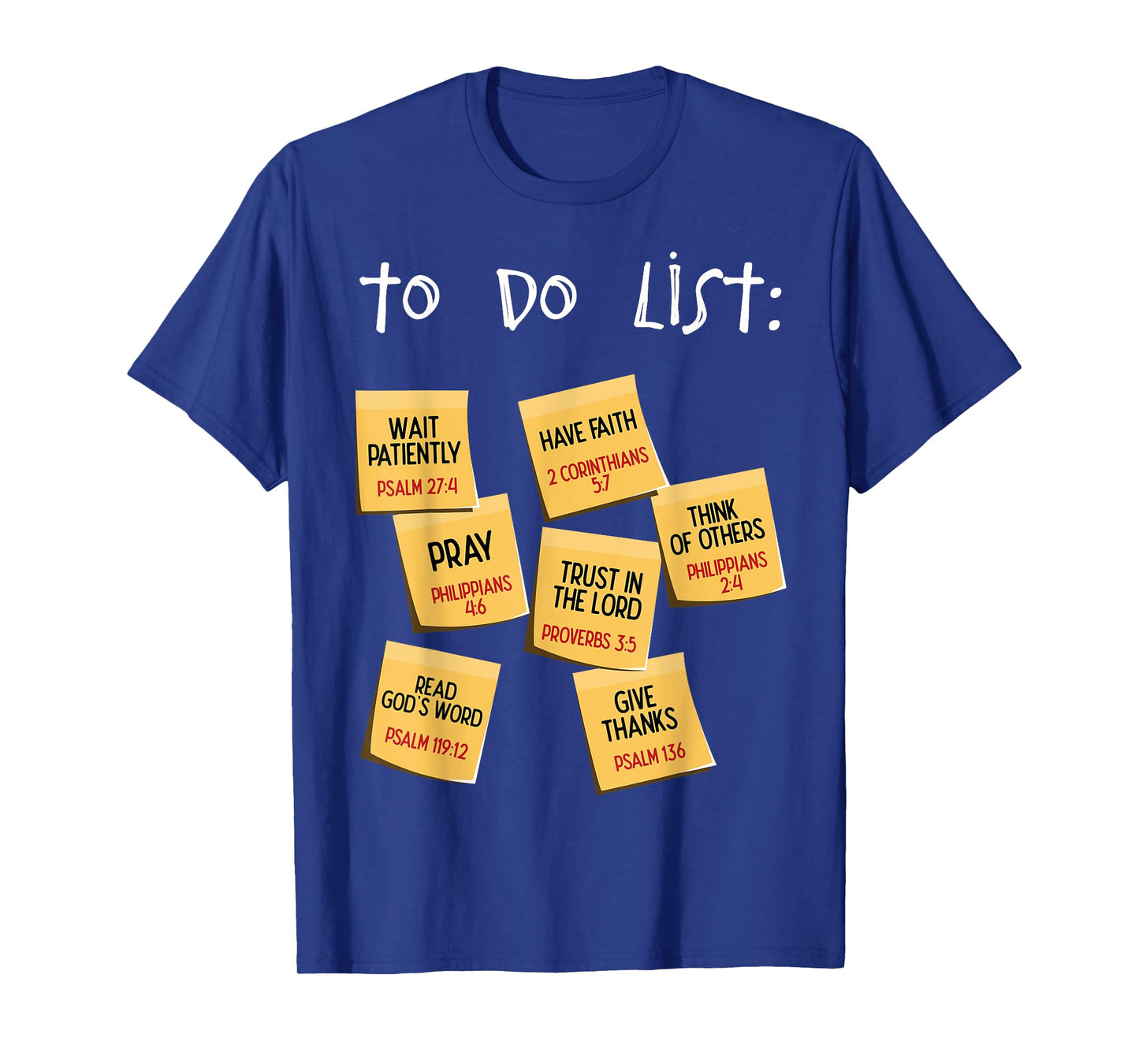 Christian To Do List Christian Planner T-Shirt