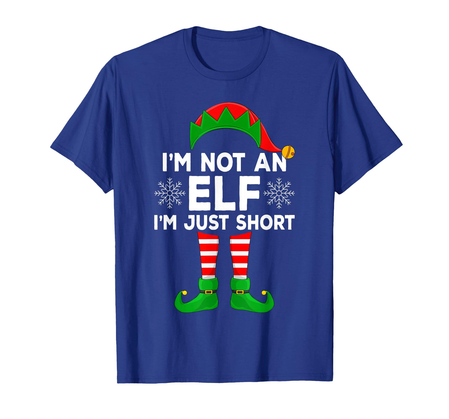 I'm Not an Elf I'm Just Short Matching Family Elf Christmas T-Shirt