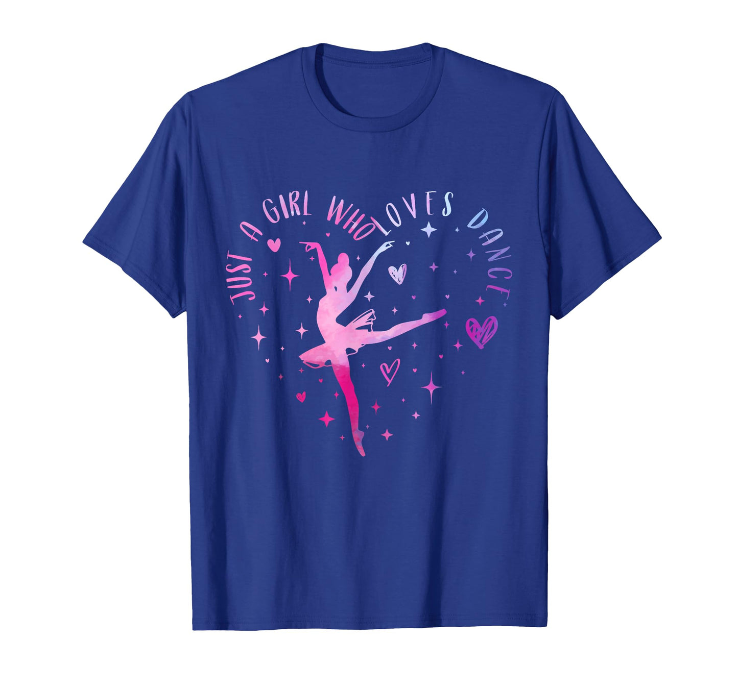Cute Just a girl who loves Dance lover Girl Ballet Dancing T-Shirt