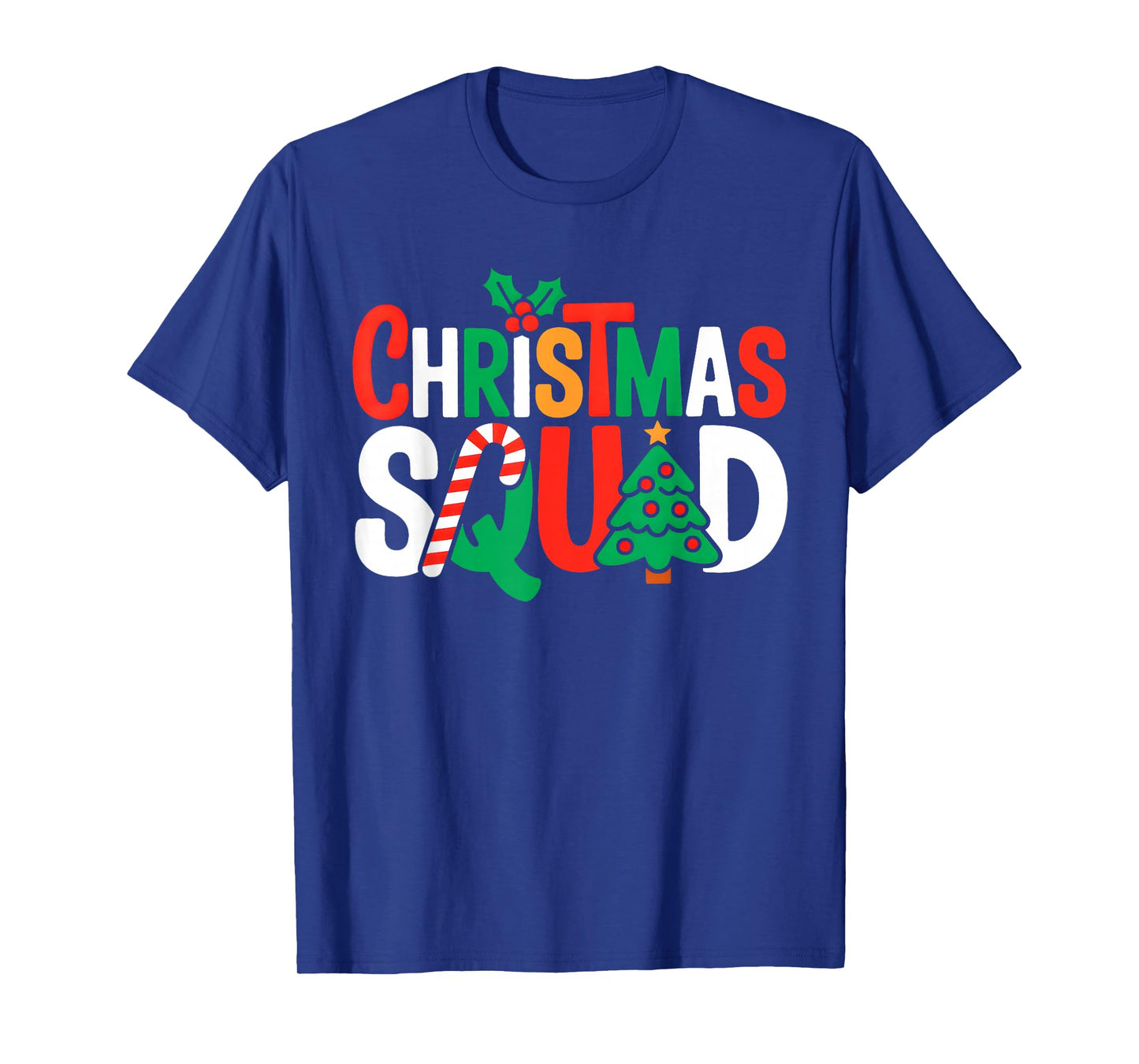 Christmas Squad Funny Xmas Tree Family Matching Pajamas T-Shirt