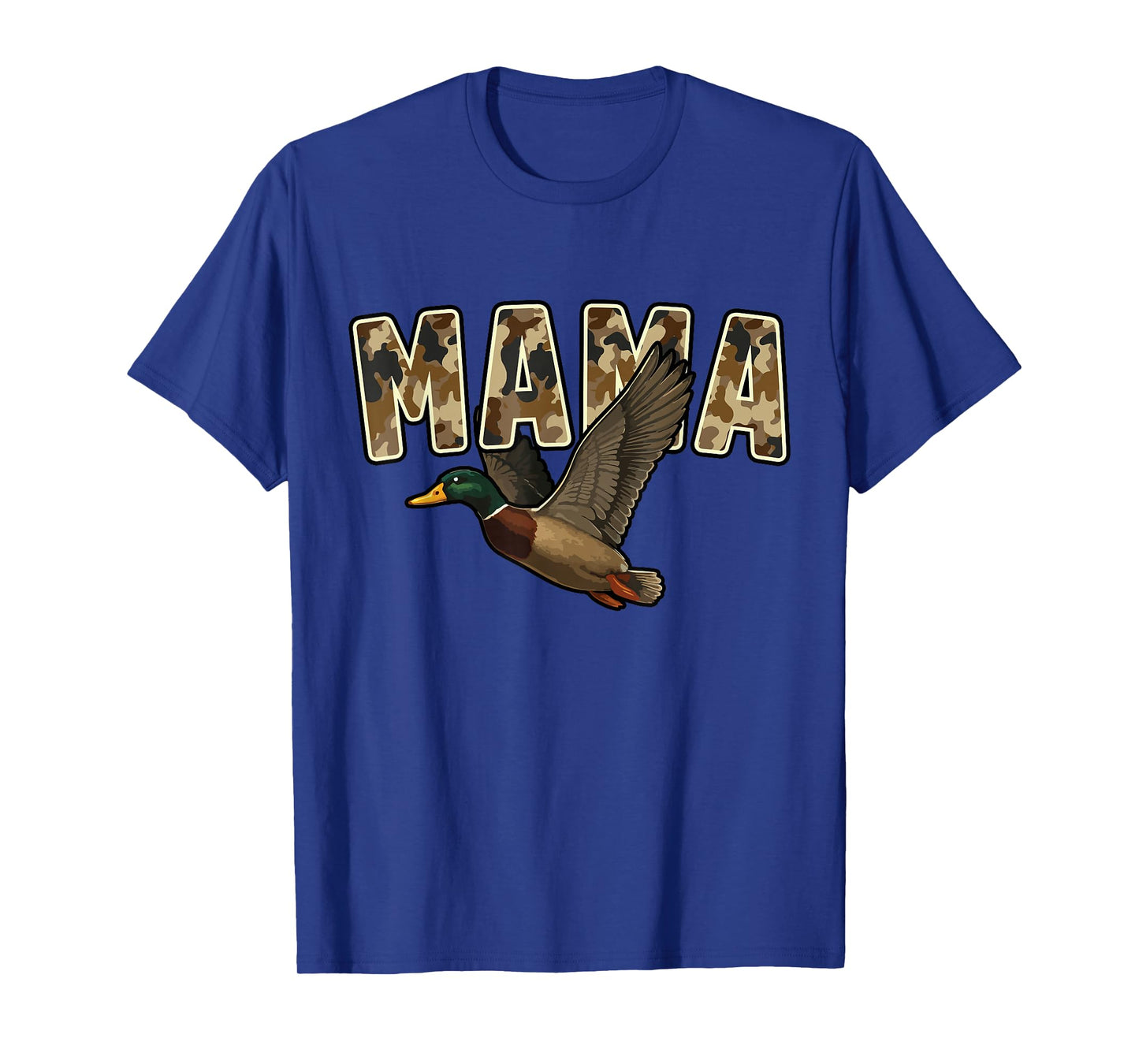 Camouflage Vintage Mallard Duck Retro Camo Hunting Mama T-Shirt