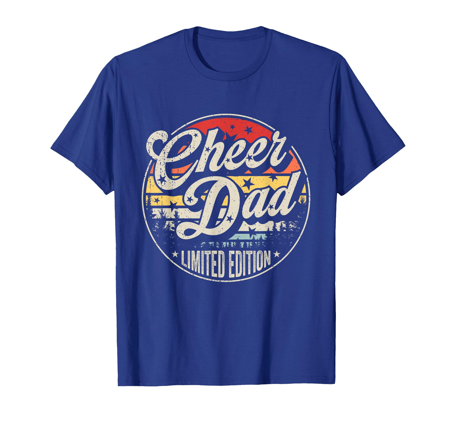Cheer Dad Cheerleading Dad Retro Vintage Cheerleader Daddy T-Shirt