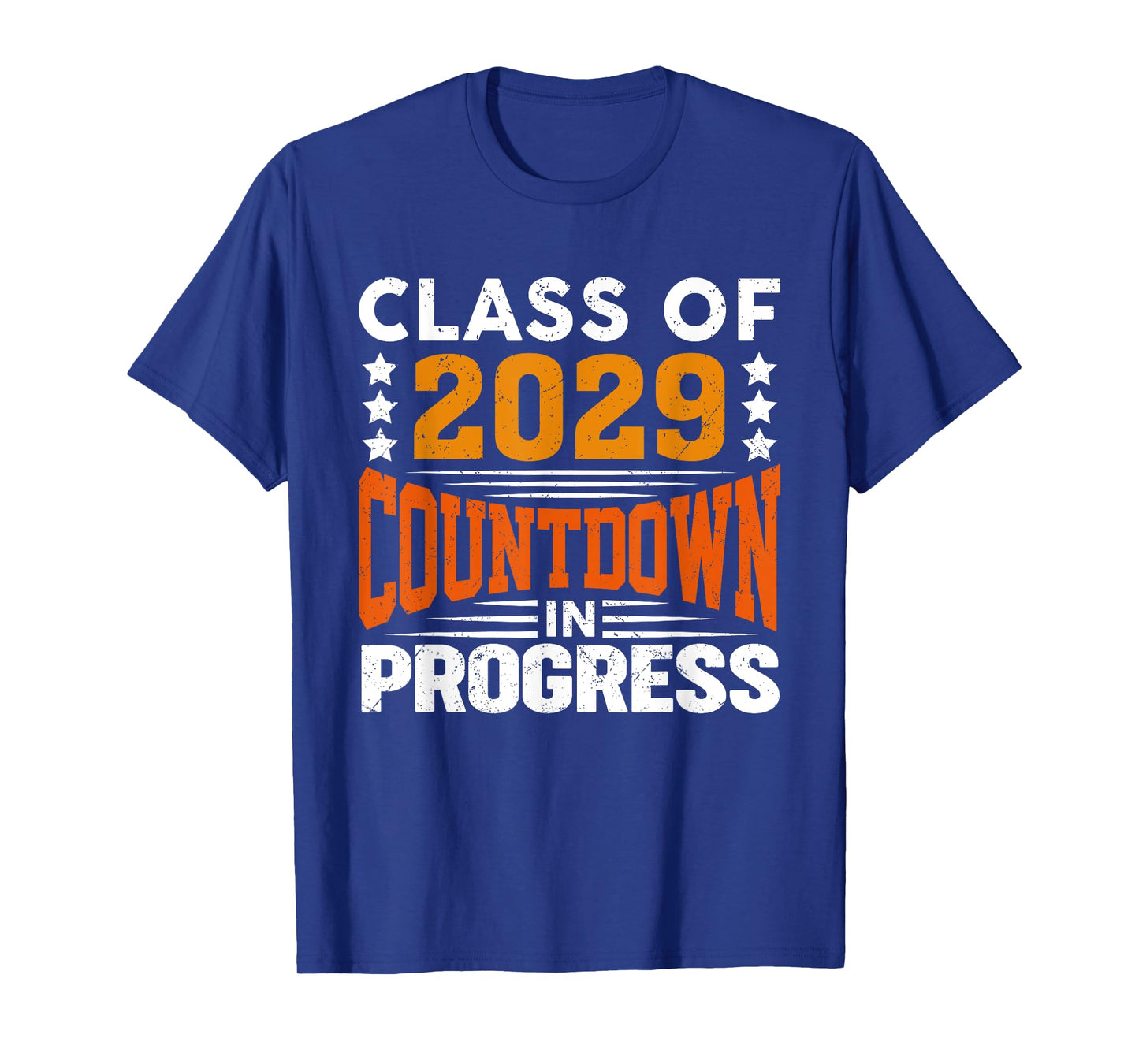 Class of 2029 Countdown in Progress Vintage First Day T-Shirt