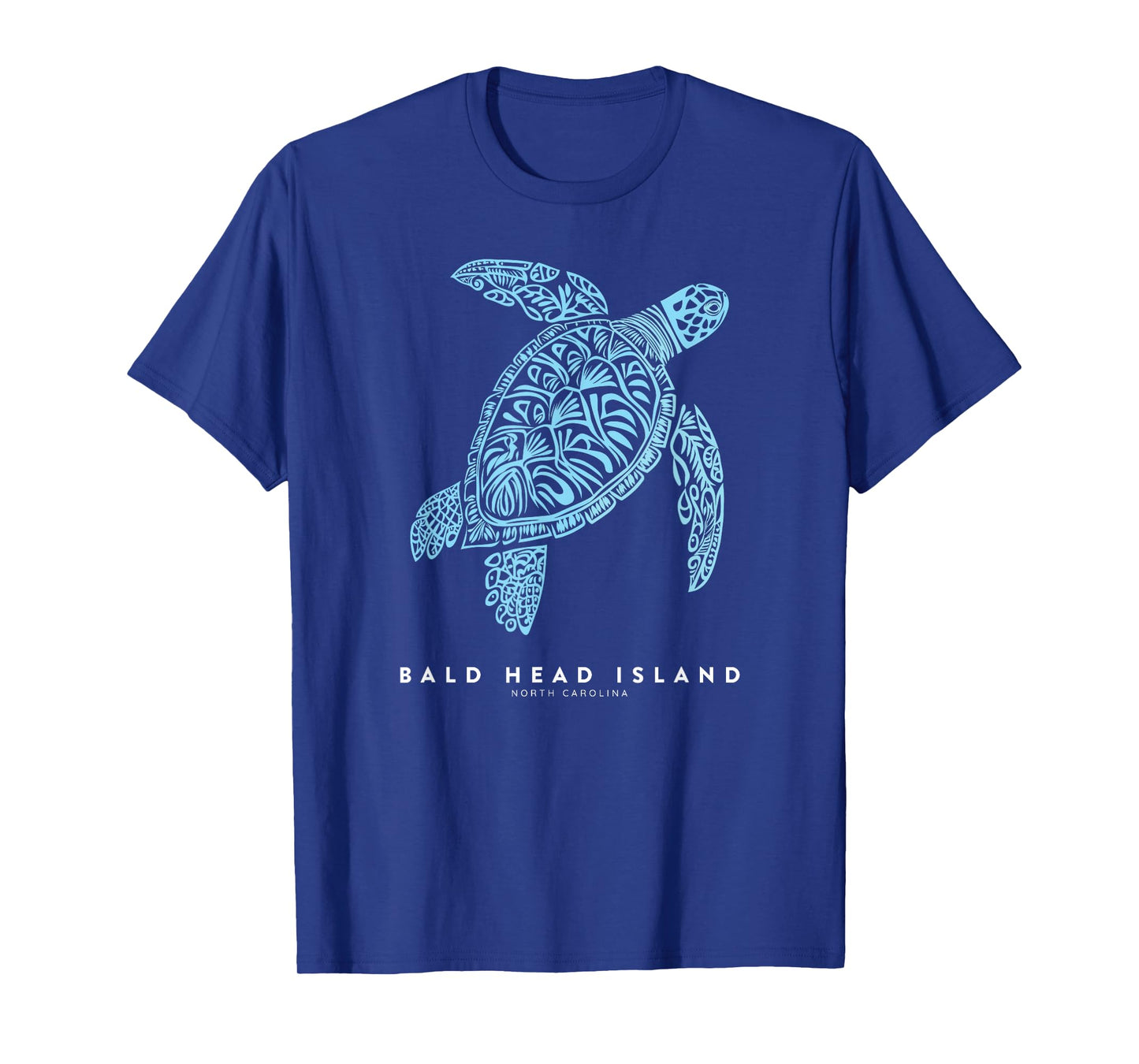 Bald Head Island NC Beach Vacation Vintage Sea Turtle T-Shirt