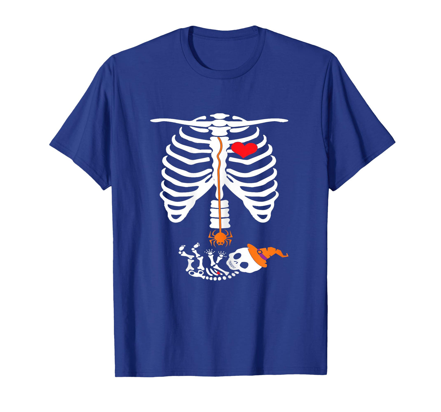 Matching mom and Baby Skeleton for Unique Halloween T-Shirt