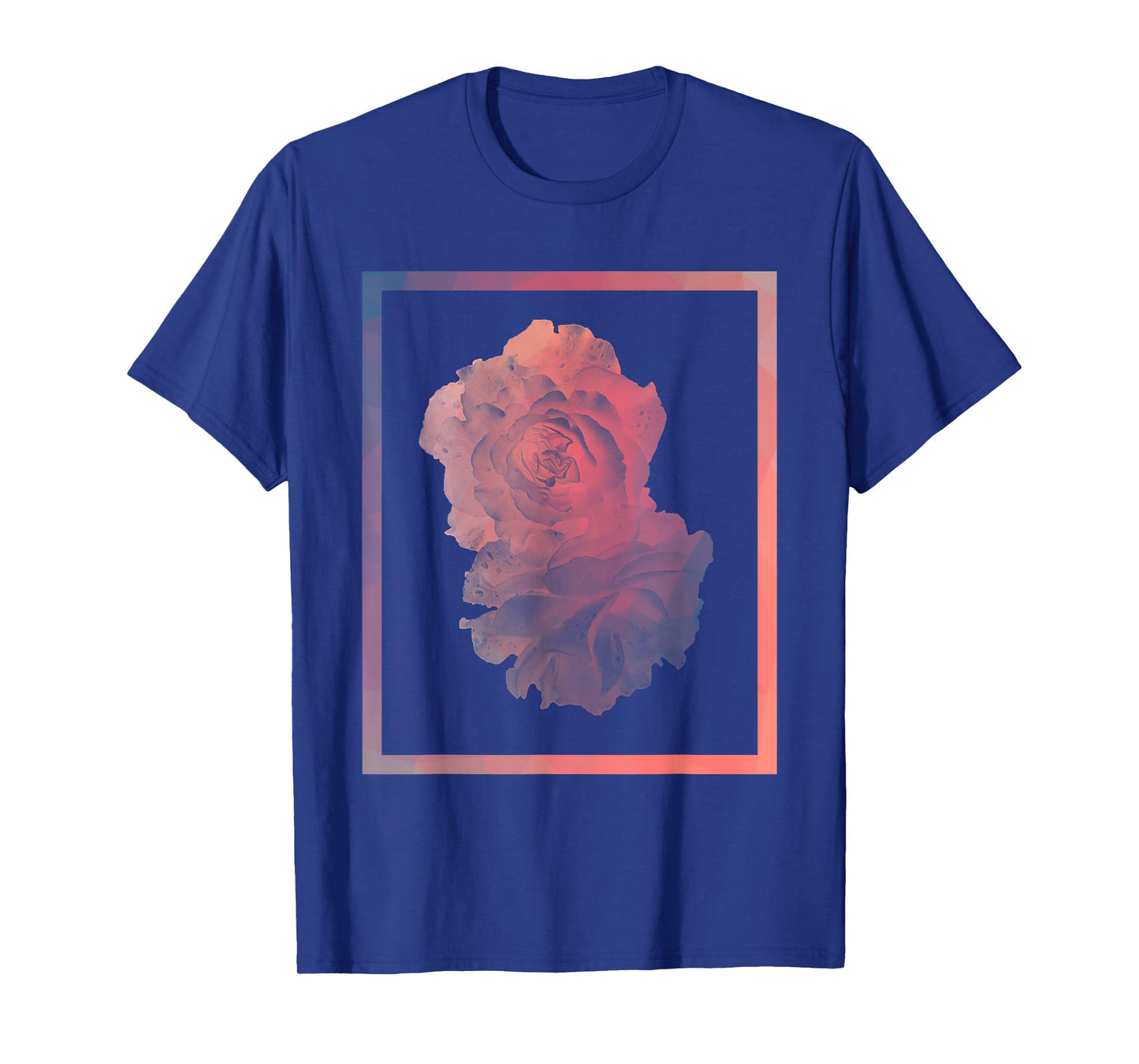 Aesthetic Rose Floral Streetwear Pink Pastel Minimalist Art T-Shirt