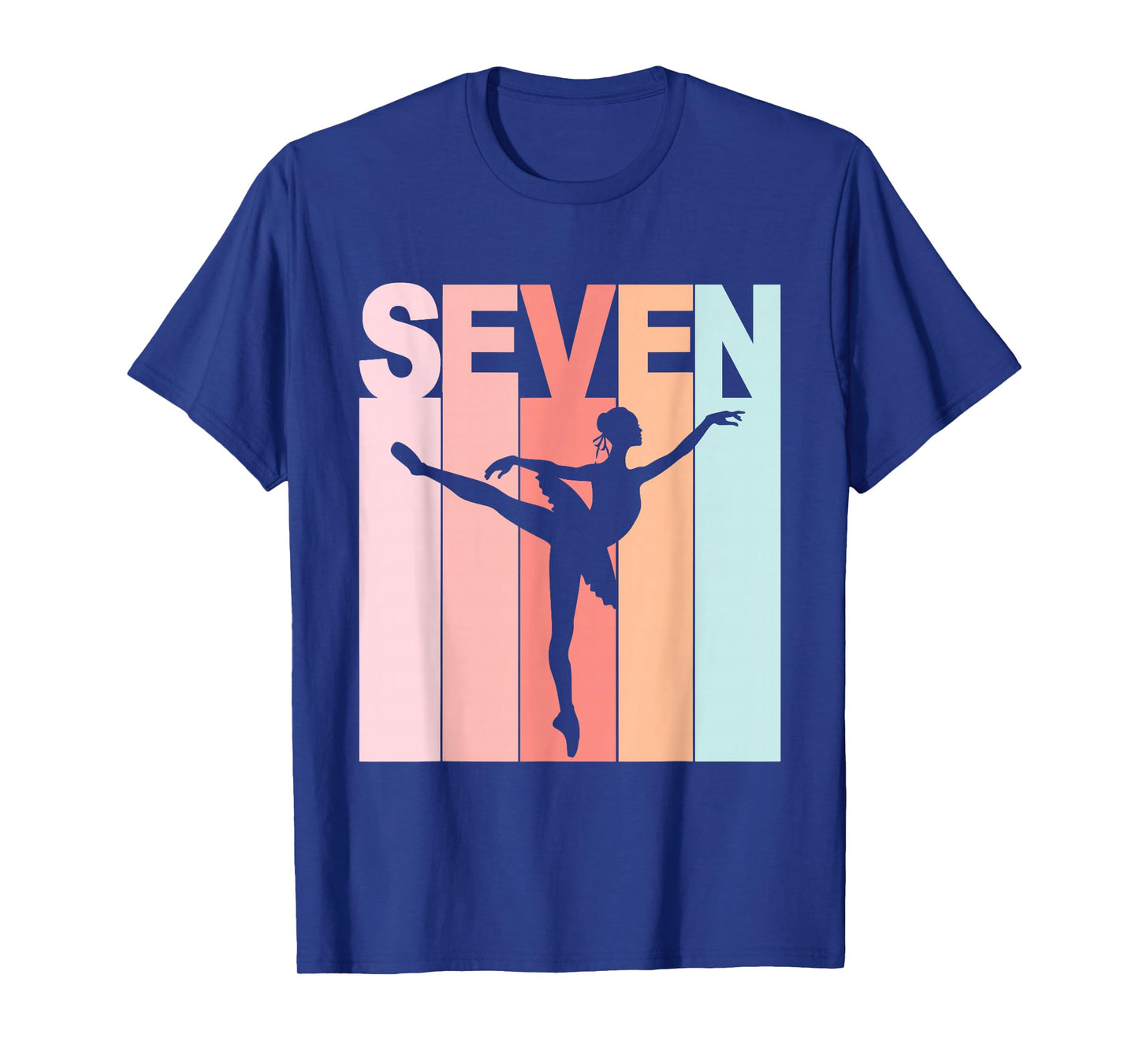 7th Birthday Ballet Dancer 7 Year Old Girl Ballerina T-Shirt
