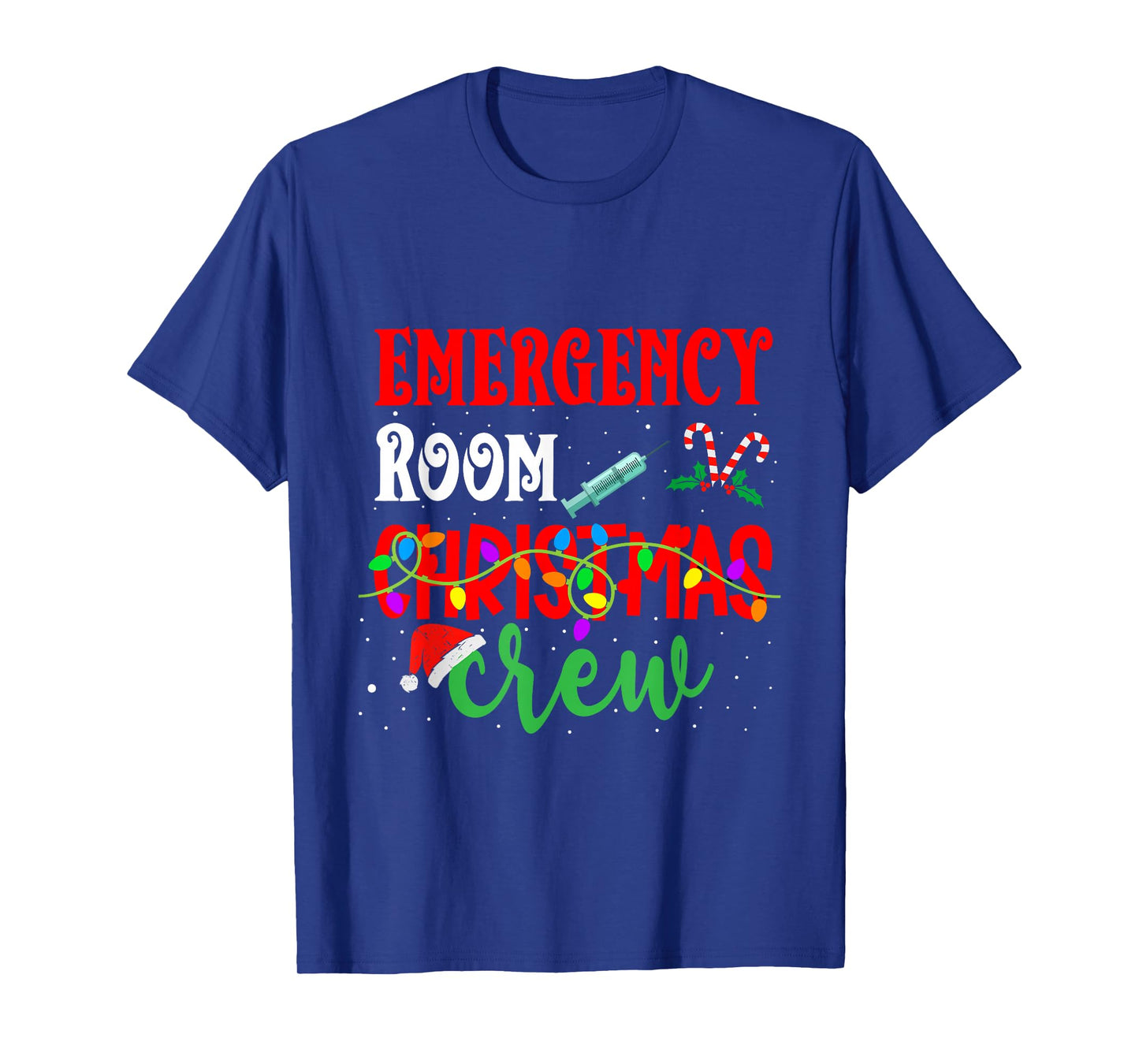 Emergency Room Christmas Crew ER Nurse Xmas Holiday Nursing T-Shirt