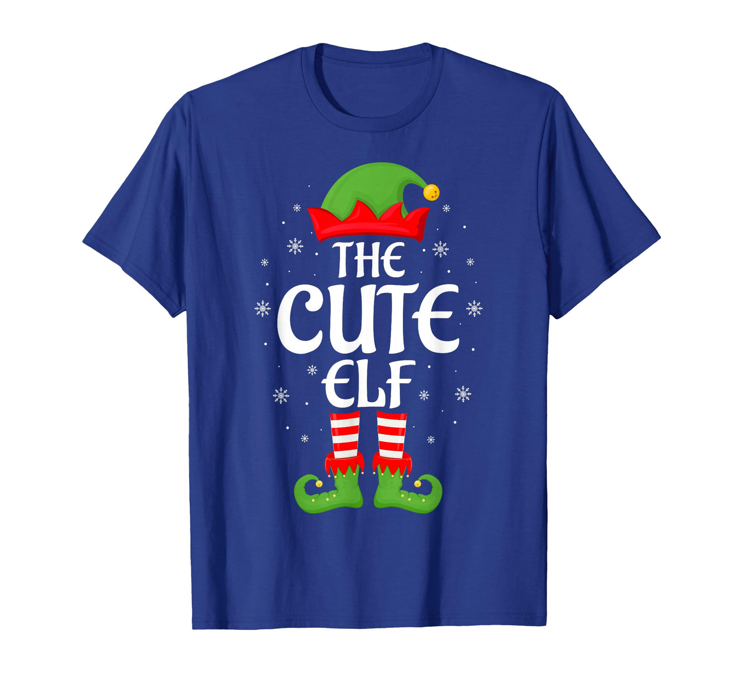 Cute Elf Xmas Family Matching Elf Squad Christmas T-Shirt