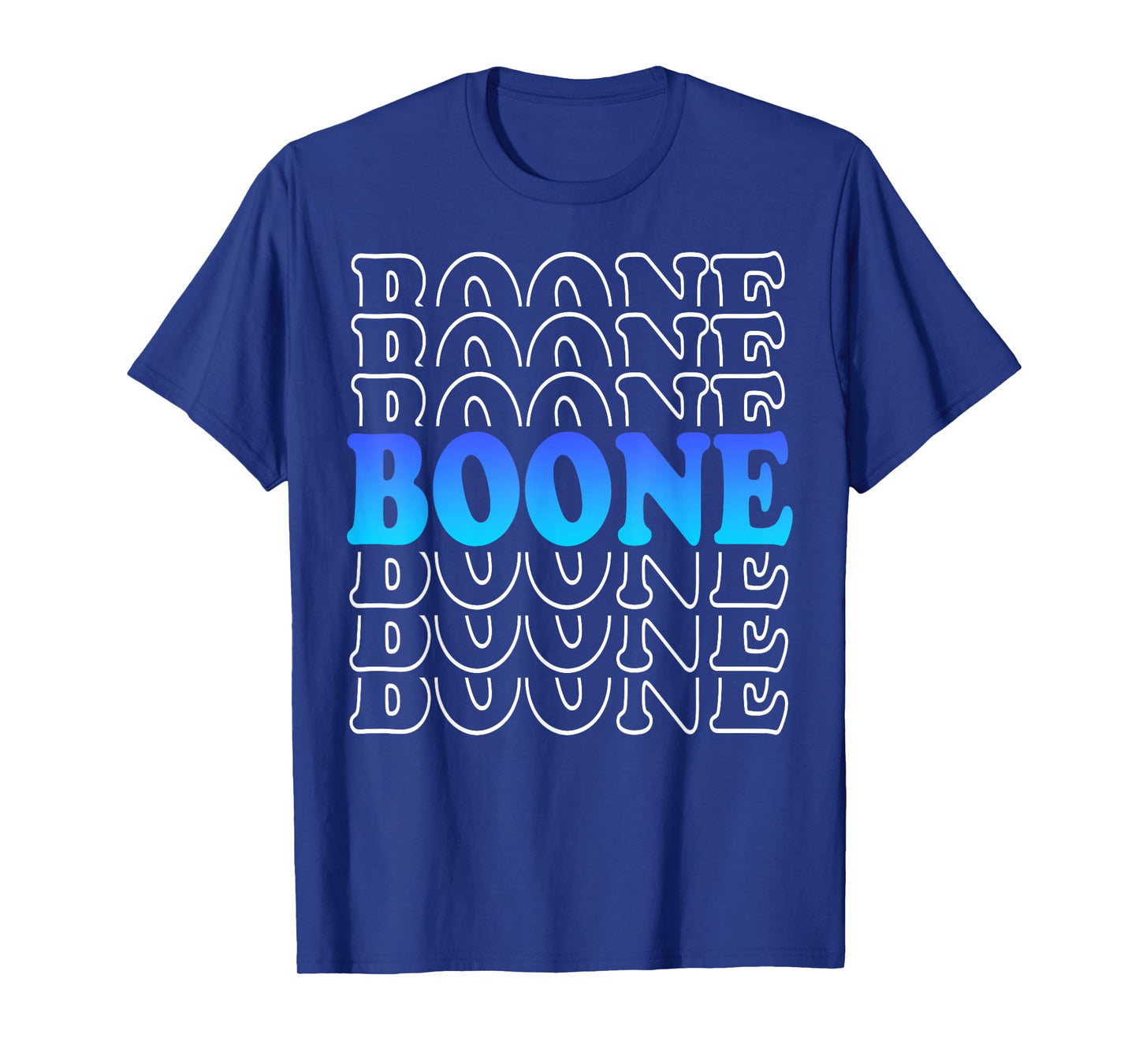 Boone Family Name I Love Boone Personalized Vintage T-Shirt