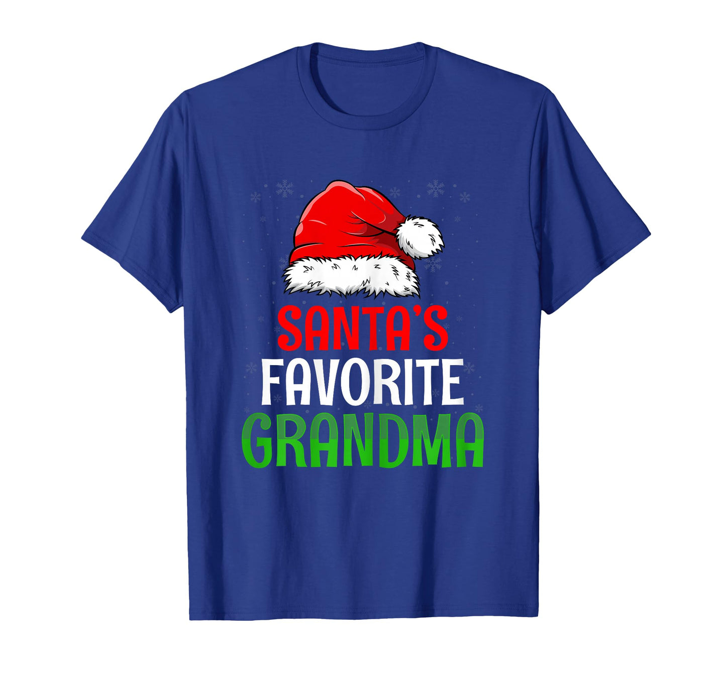 Santa's Favorite Grandma Xmas Holiday Christmas Grandmother T-Shirt