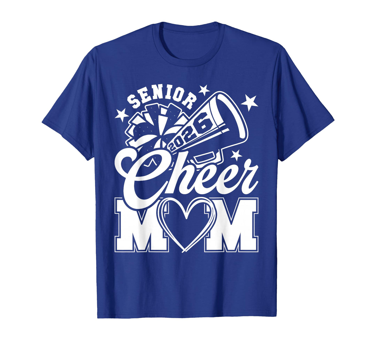 Senior Cheer Mom 2026 Proud Cheerleader Mom Class of 2026 T-Shirt