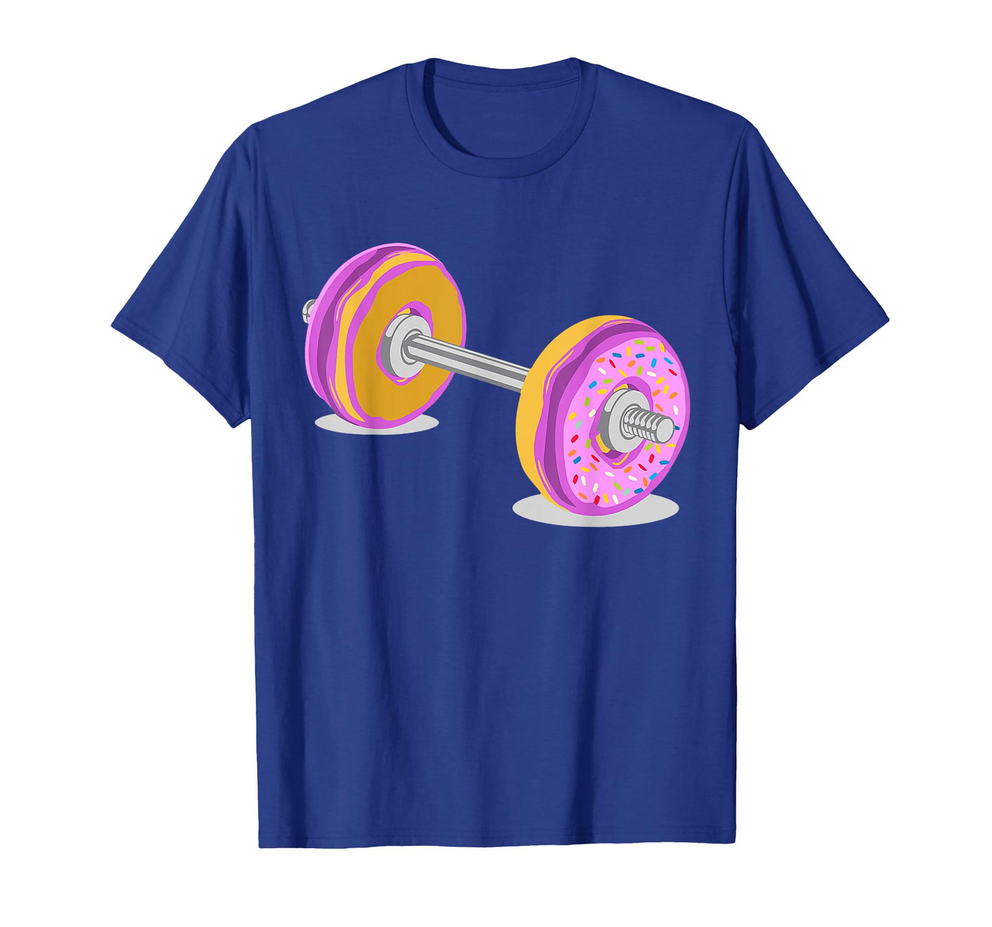 Donuts Weightlifting Funny Gym Workout T-Shirt